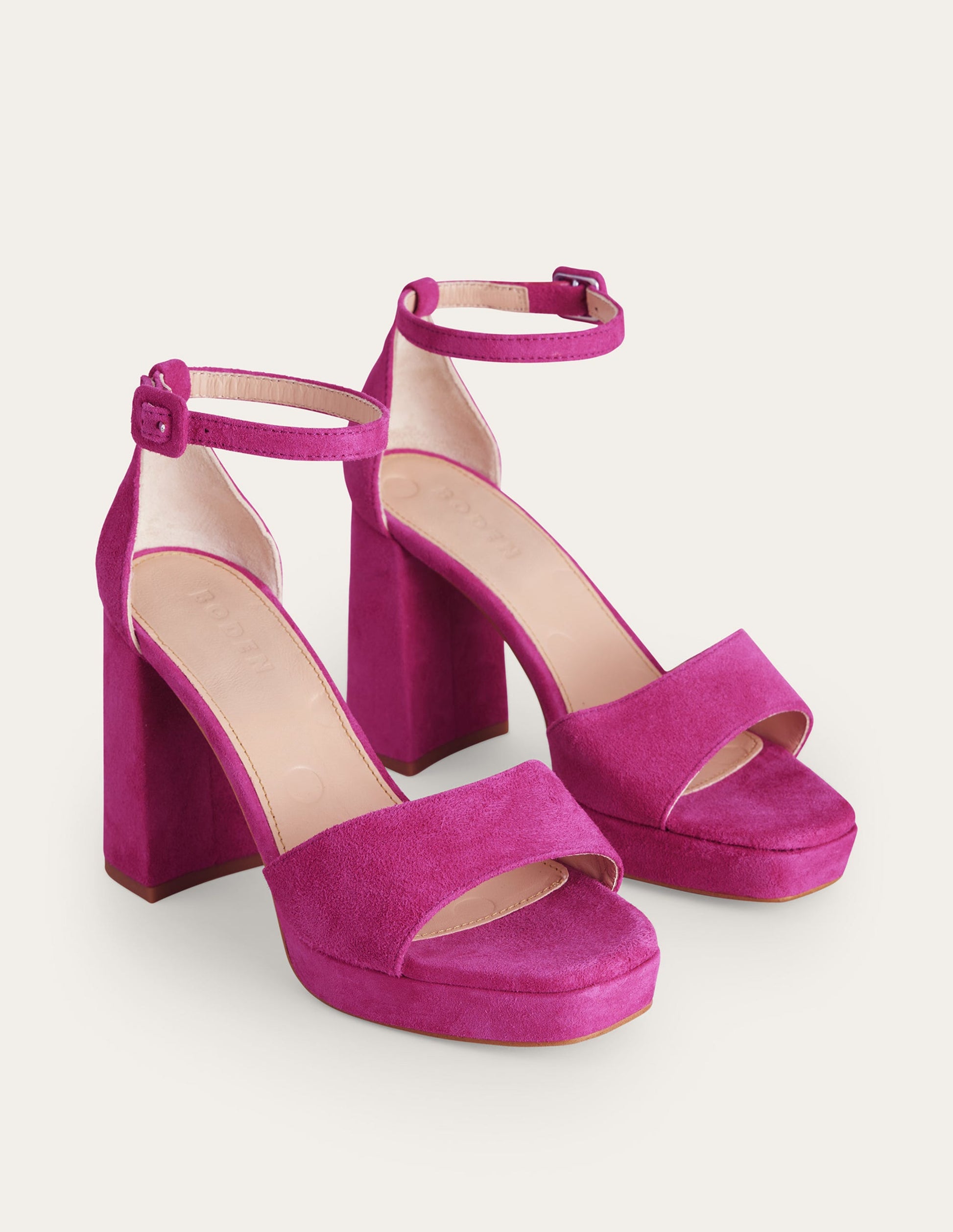 Heeled Platform Sandals-Festival Pink-3