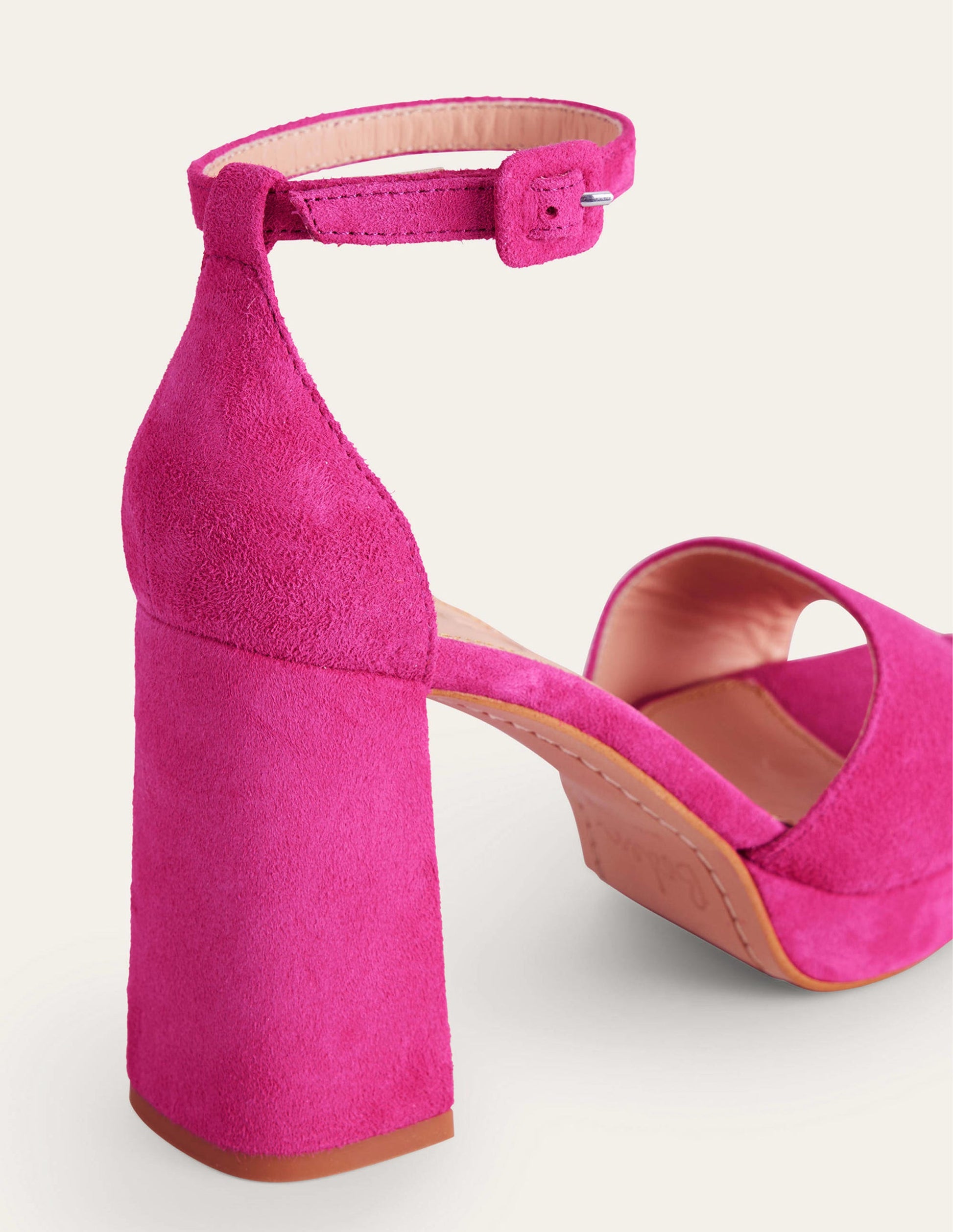 Heeled Platform Sandals-Festival Pink-4