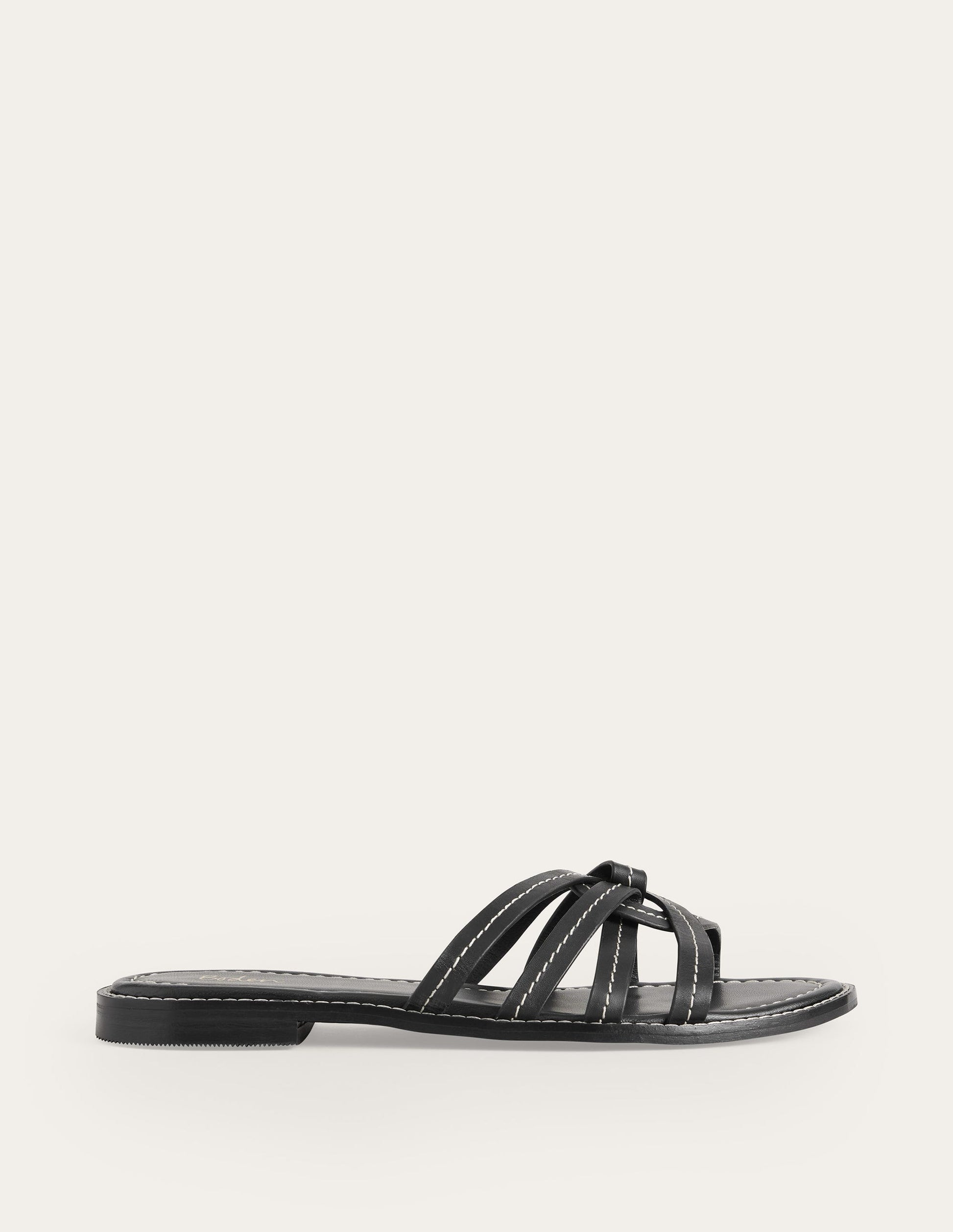 Multi Strap Sliders-Black-2