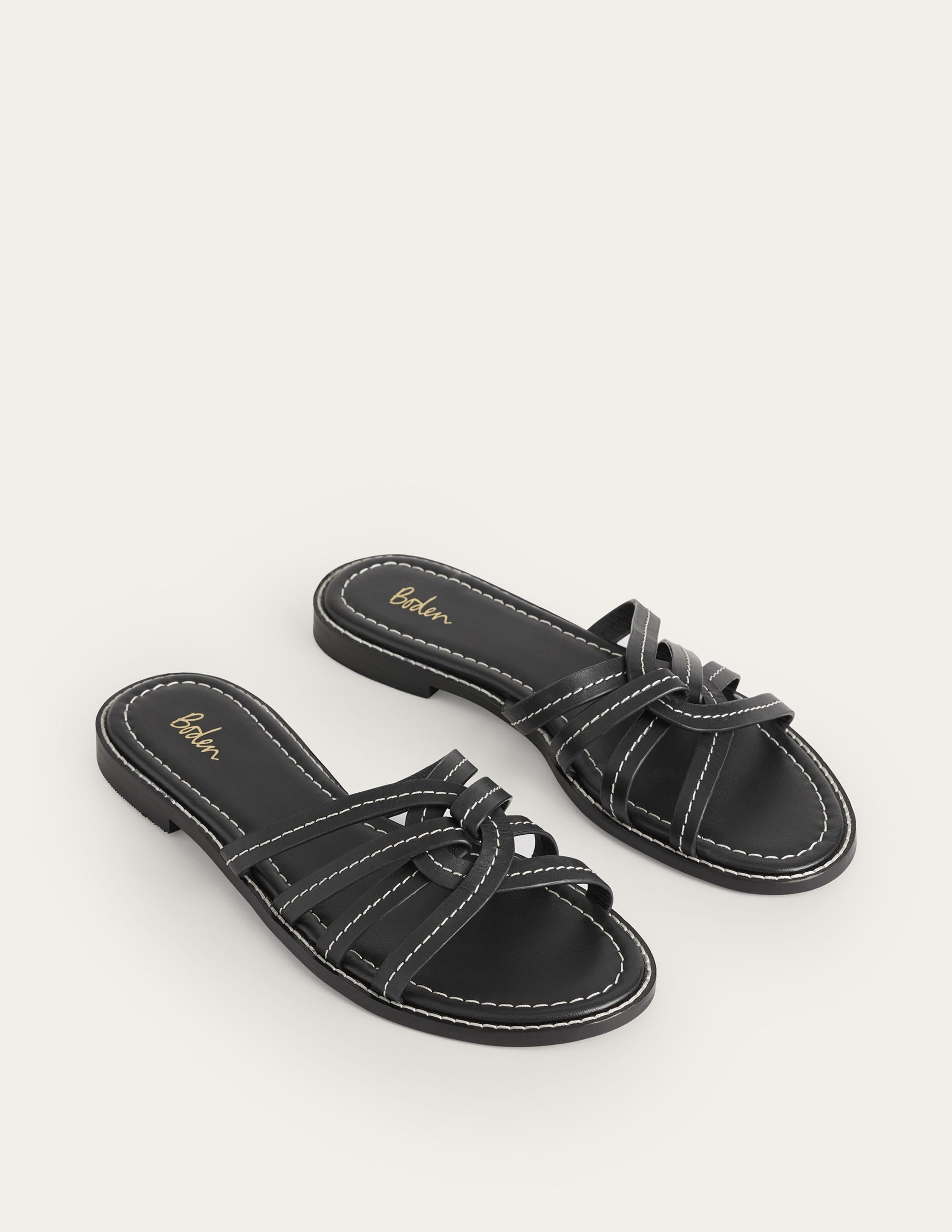 Multi Strap Sliders-Black - Image 3