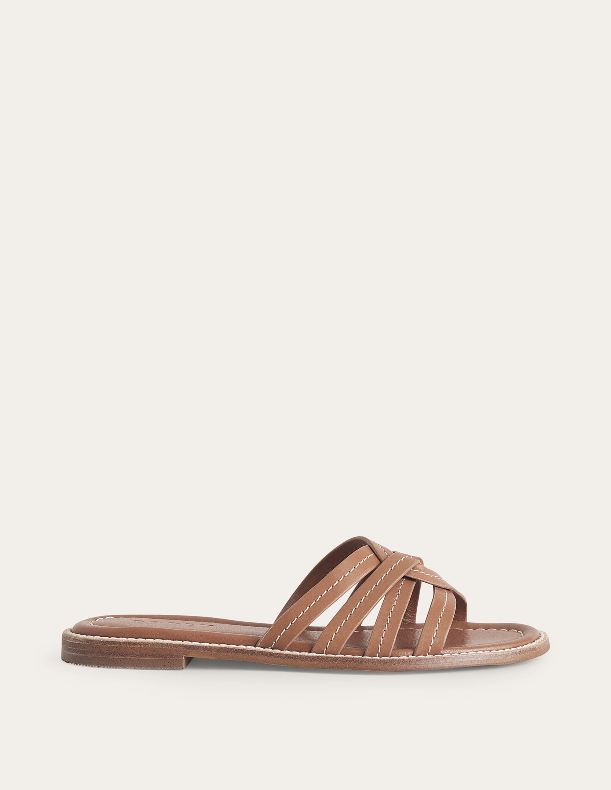 Multi Strap Sliders-Tan - Image 1