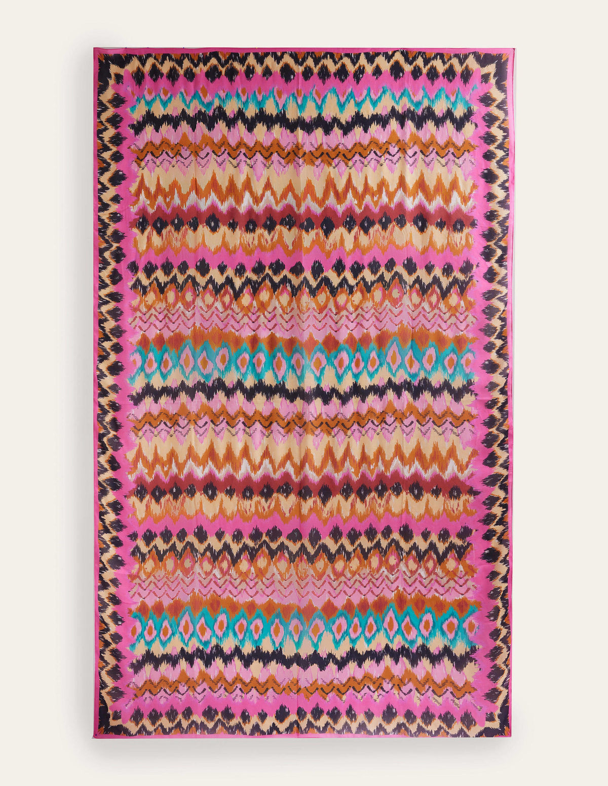 Printed Sarong Scarf-Multi, Ikat - Image 3