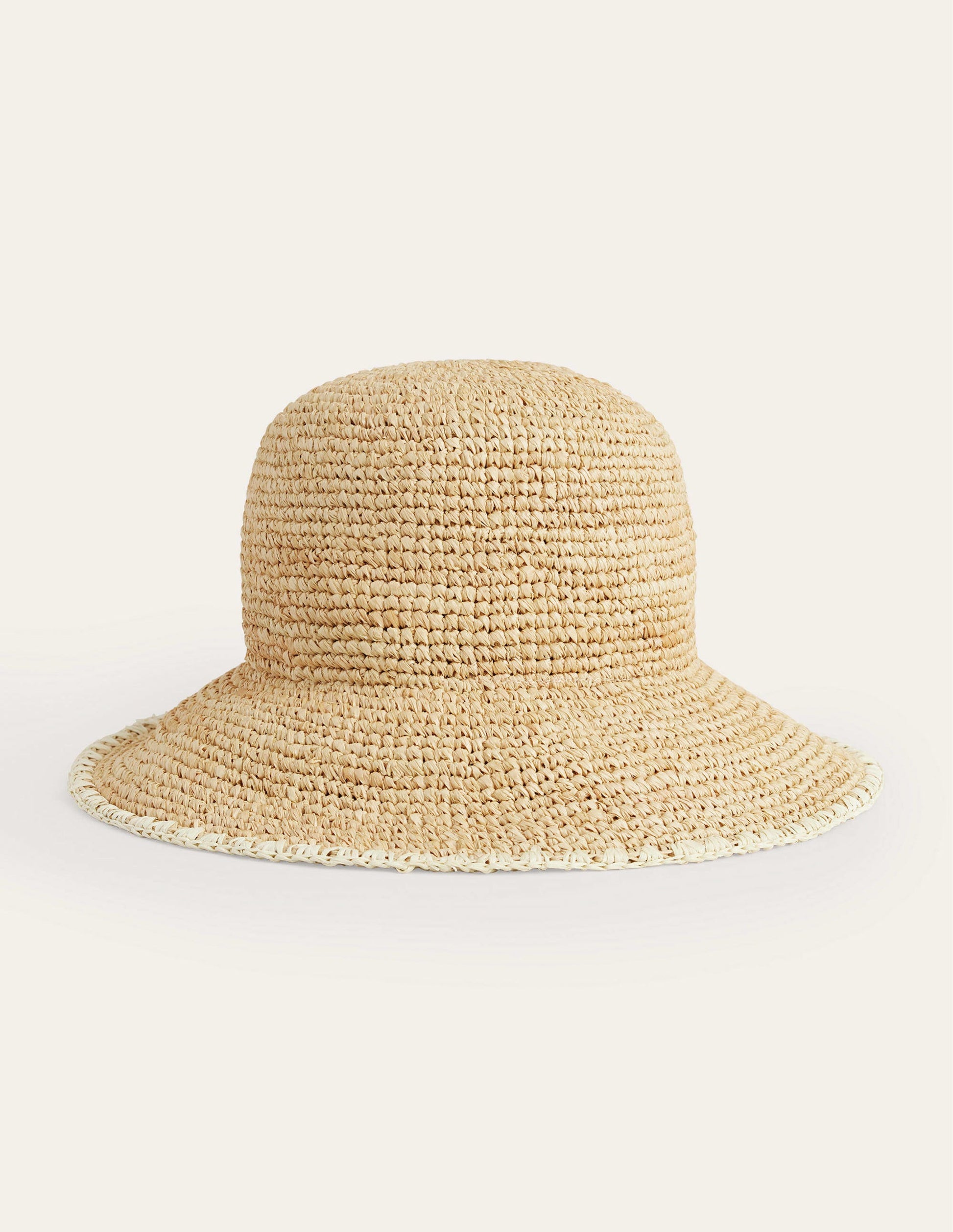 Raffia Bucket Hat-Natural-2