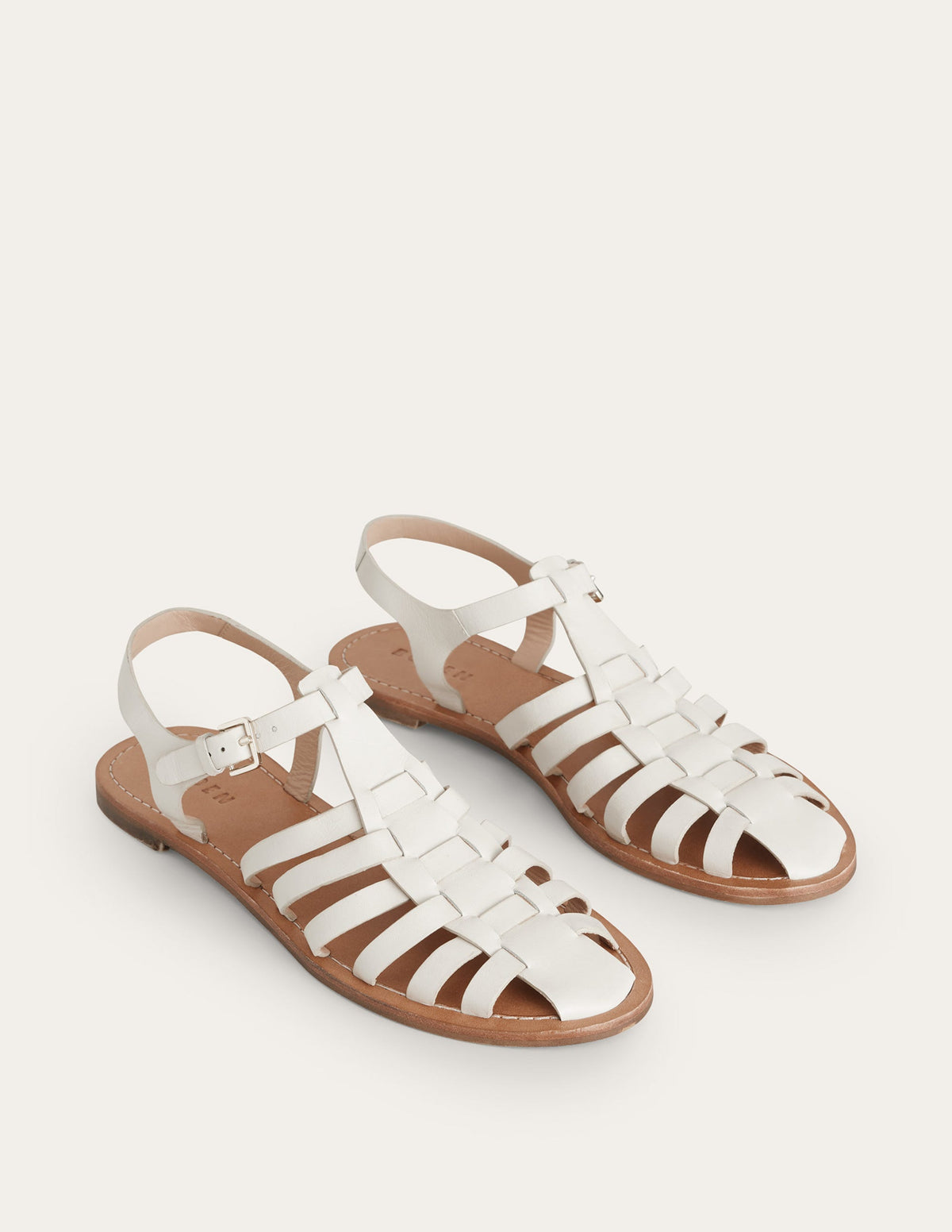 Traditional Fisherman Sandals-Ecru - Image 2