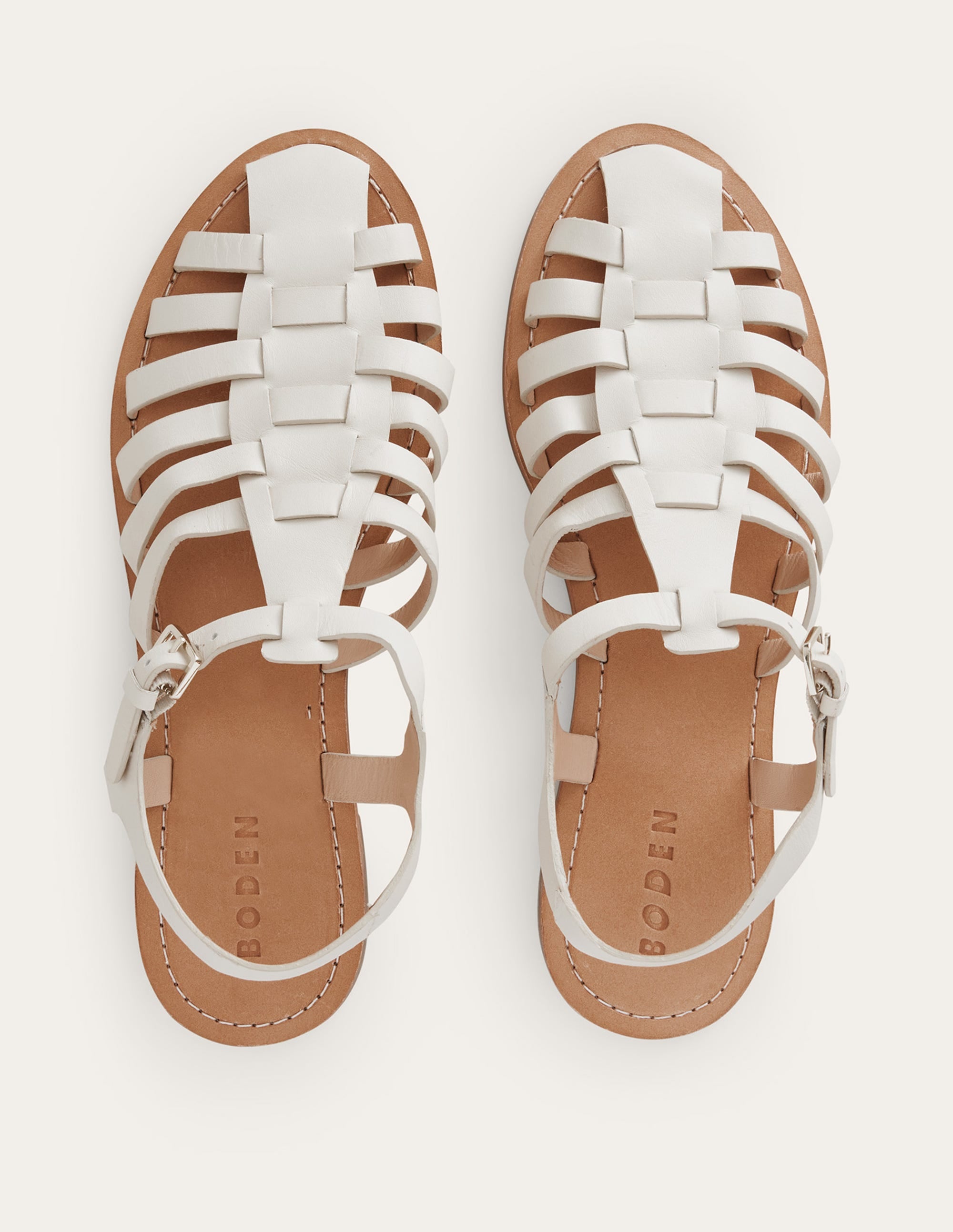 Traditional Fisherman Sandals-Ecru - Image 4
