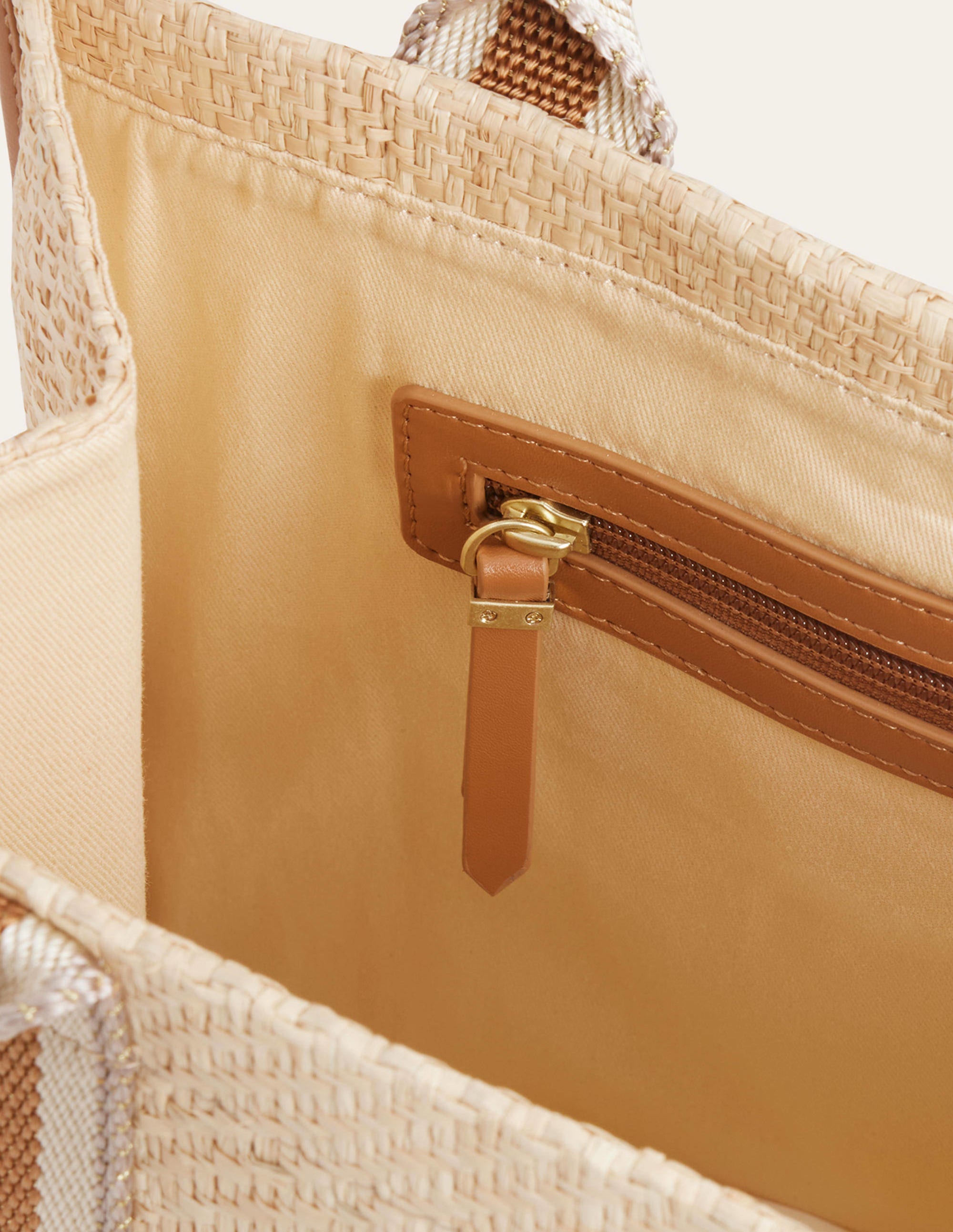 Raffia Tote Bag-Raffia - Image 5