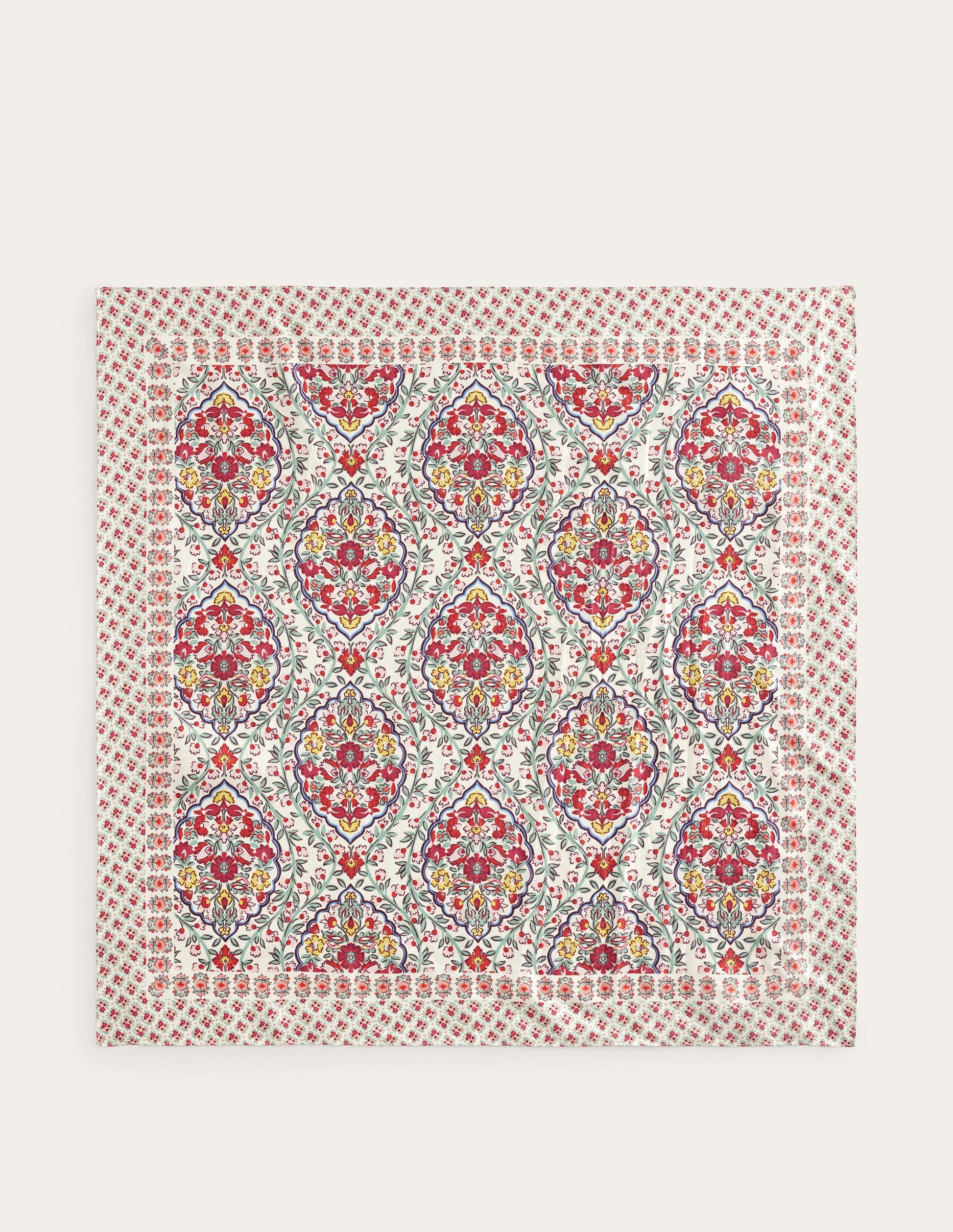Silk Scarf-Multi, Vine Terrace-5