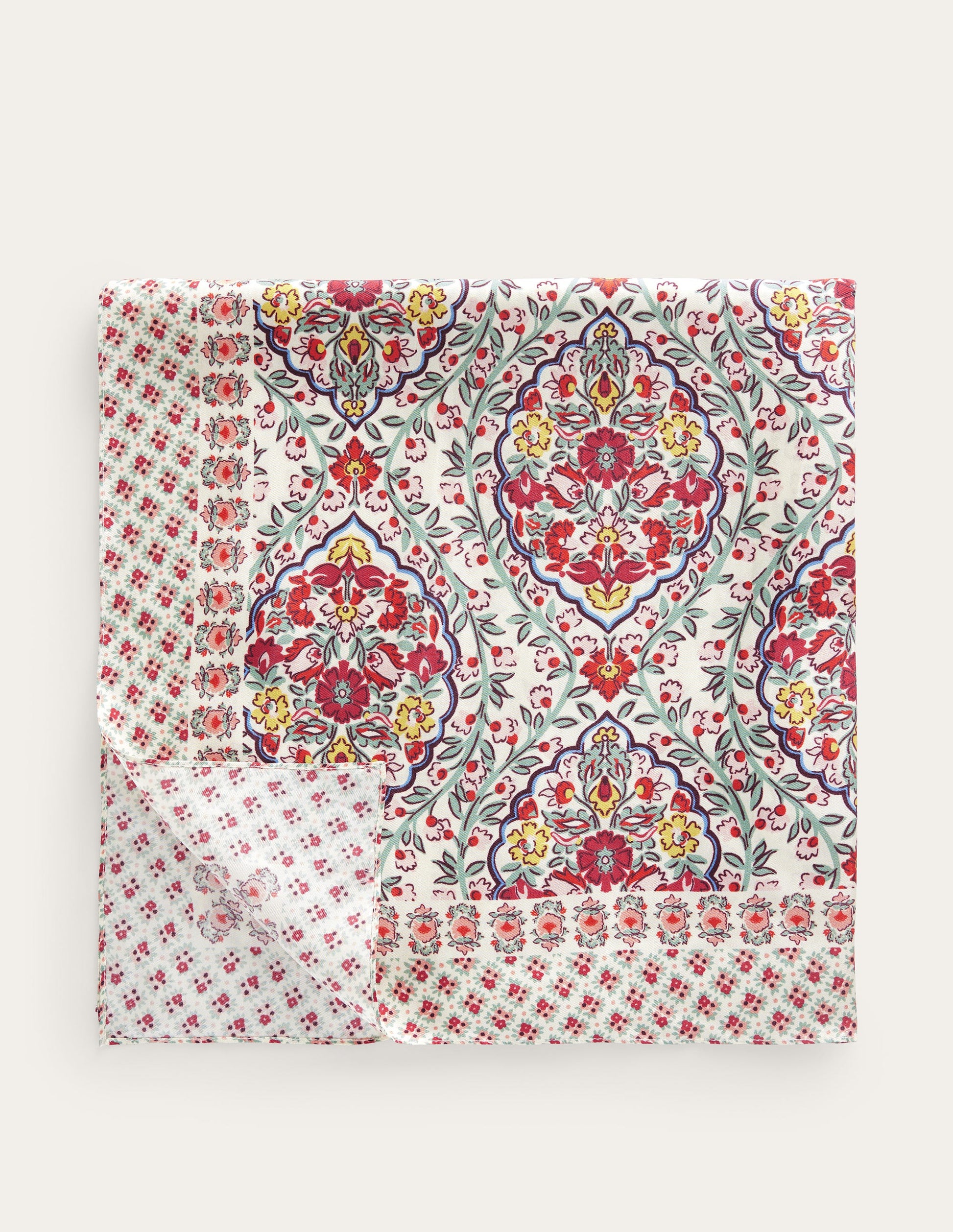 Silk Scarf-Multi, Vine Terrace-3