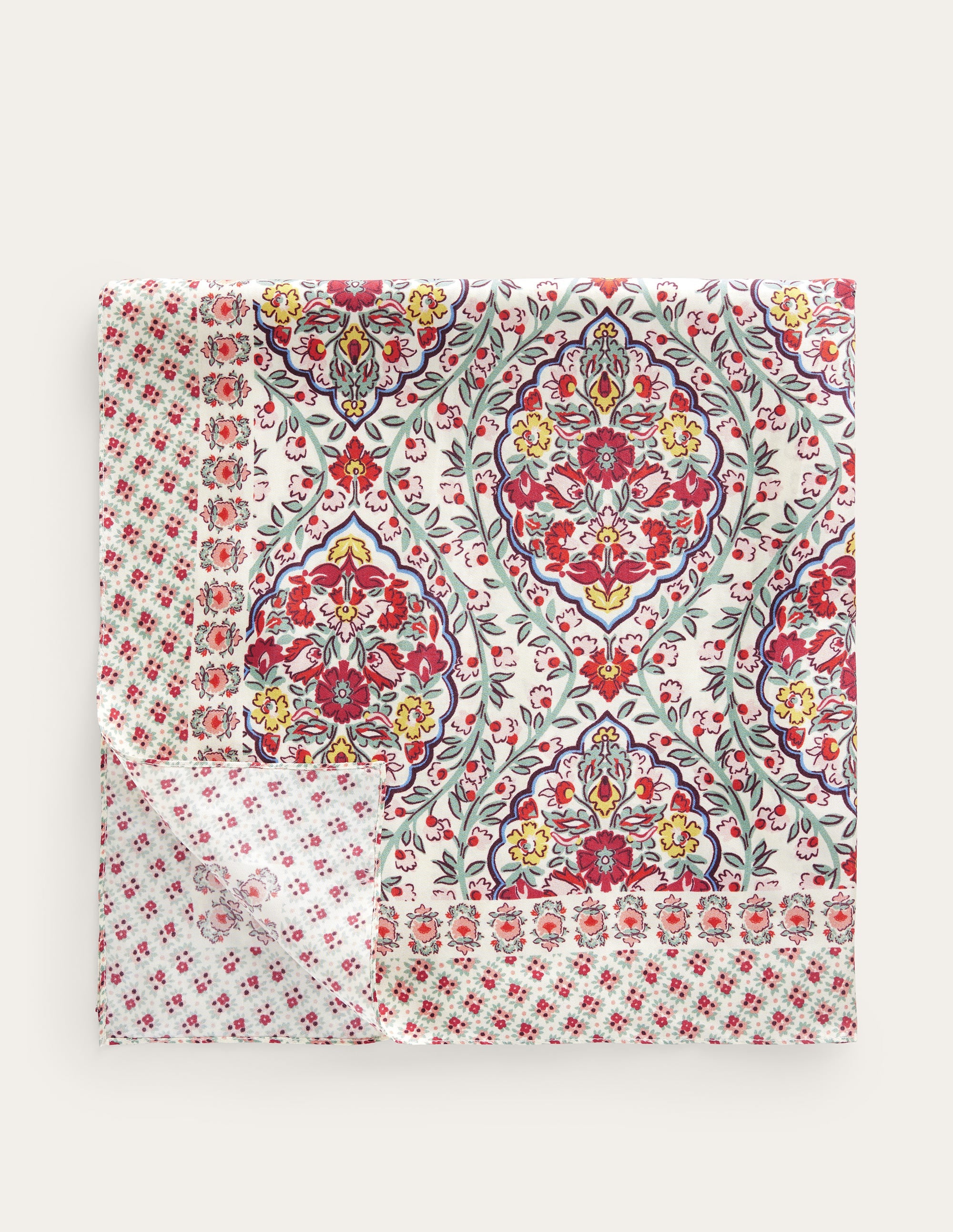 Silk Scarf-Multi, Vine Terrace - Image 3