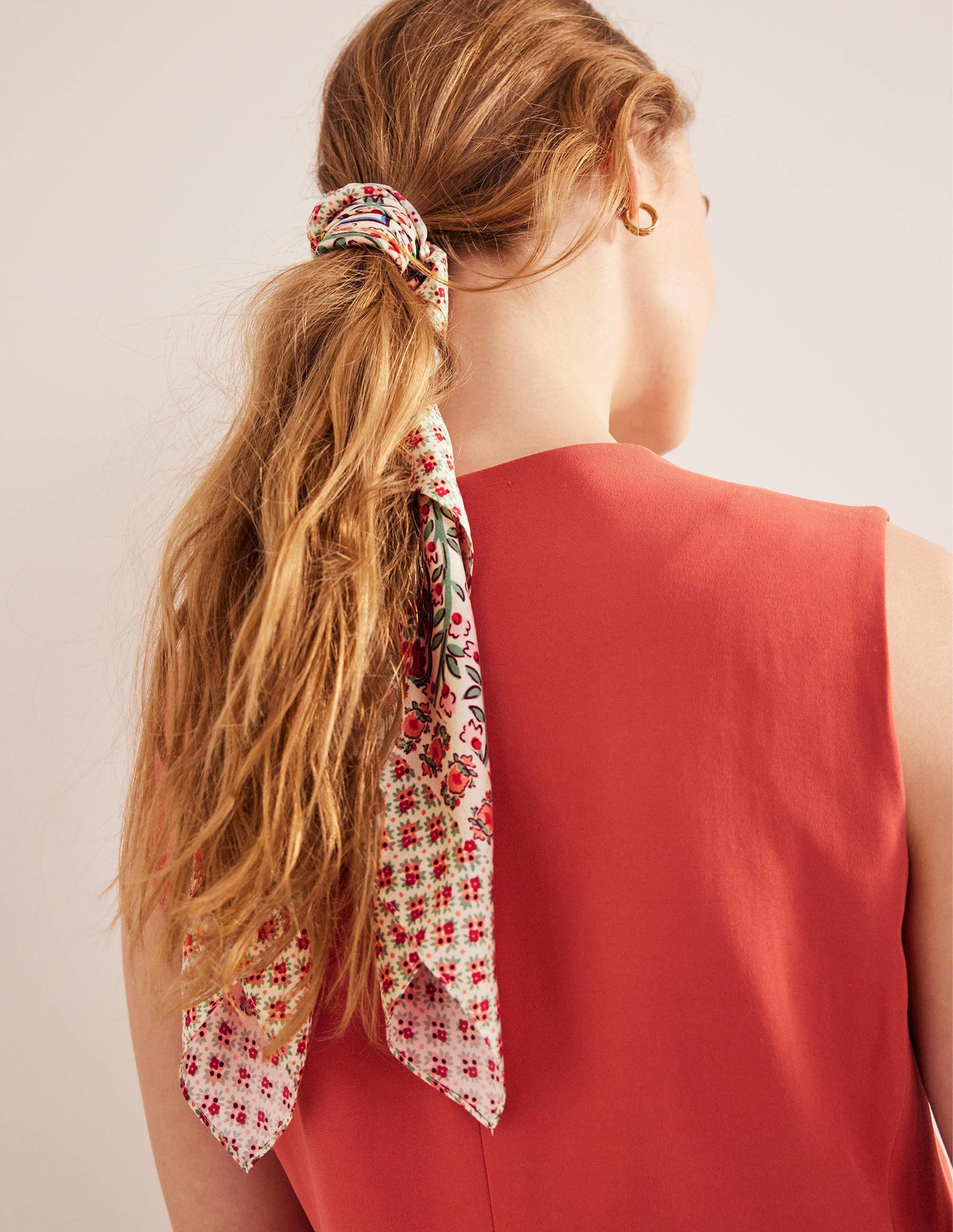 Silk Scarf-Multi, Vine Terrace-2