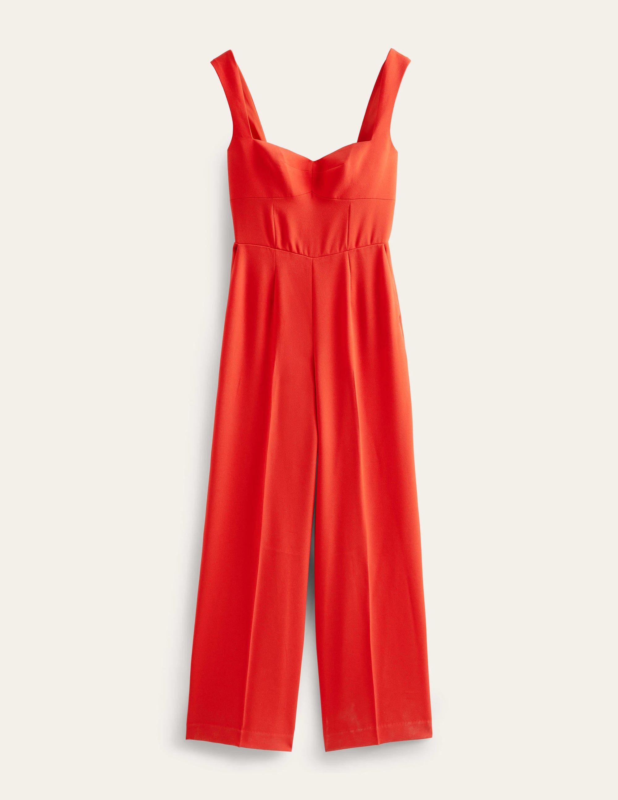 Sweetheart Wideleg Jumpsuit-Vermillion - Image 5