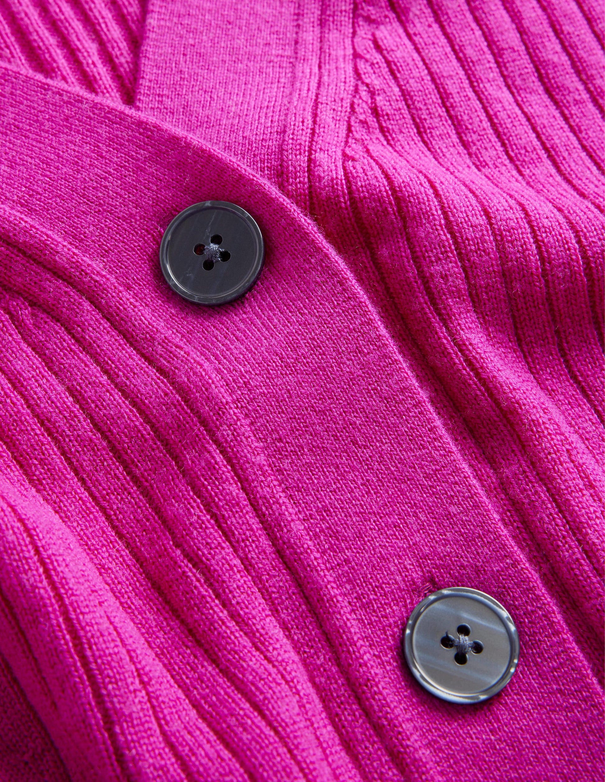 Merino Cropped RIb Cardigan-Rose Violet-8