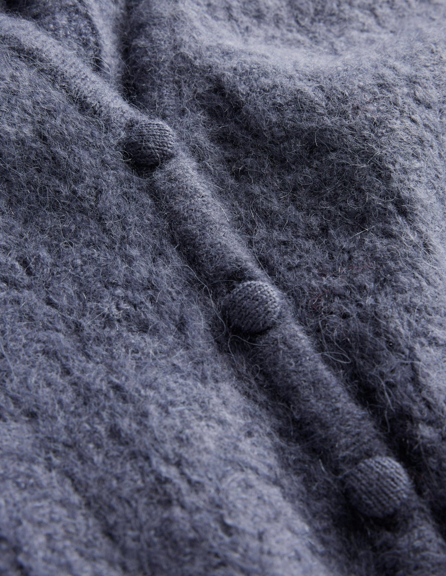 Pointelle Cardigan-Nightshadow Blue