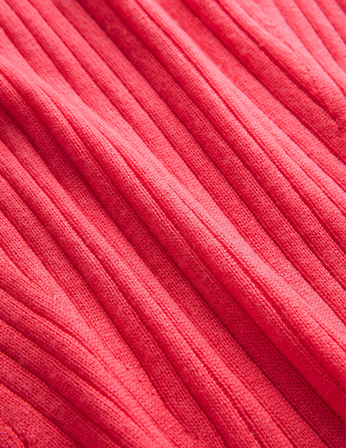 Ribbed Merino Jumper-Coral - Image 9