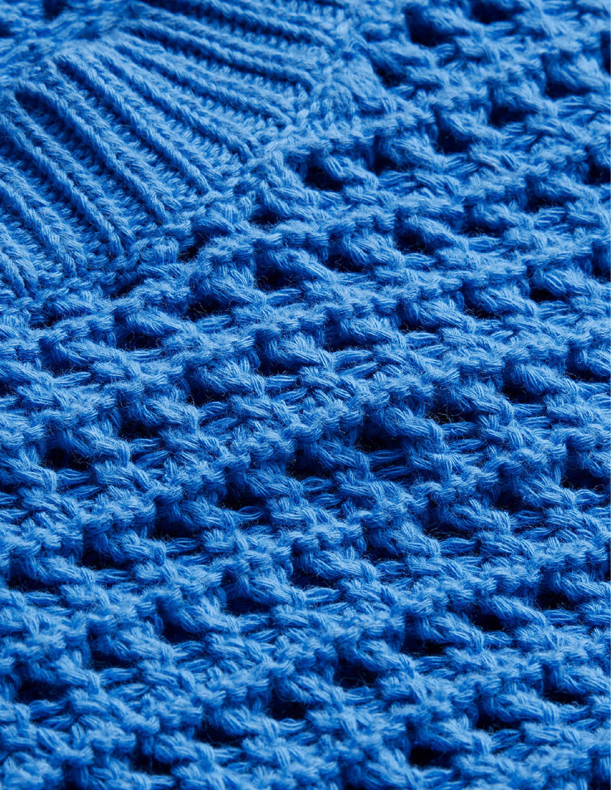 Cropped Crochet Jumper-Nebulus Blue - Image 6