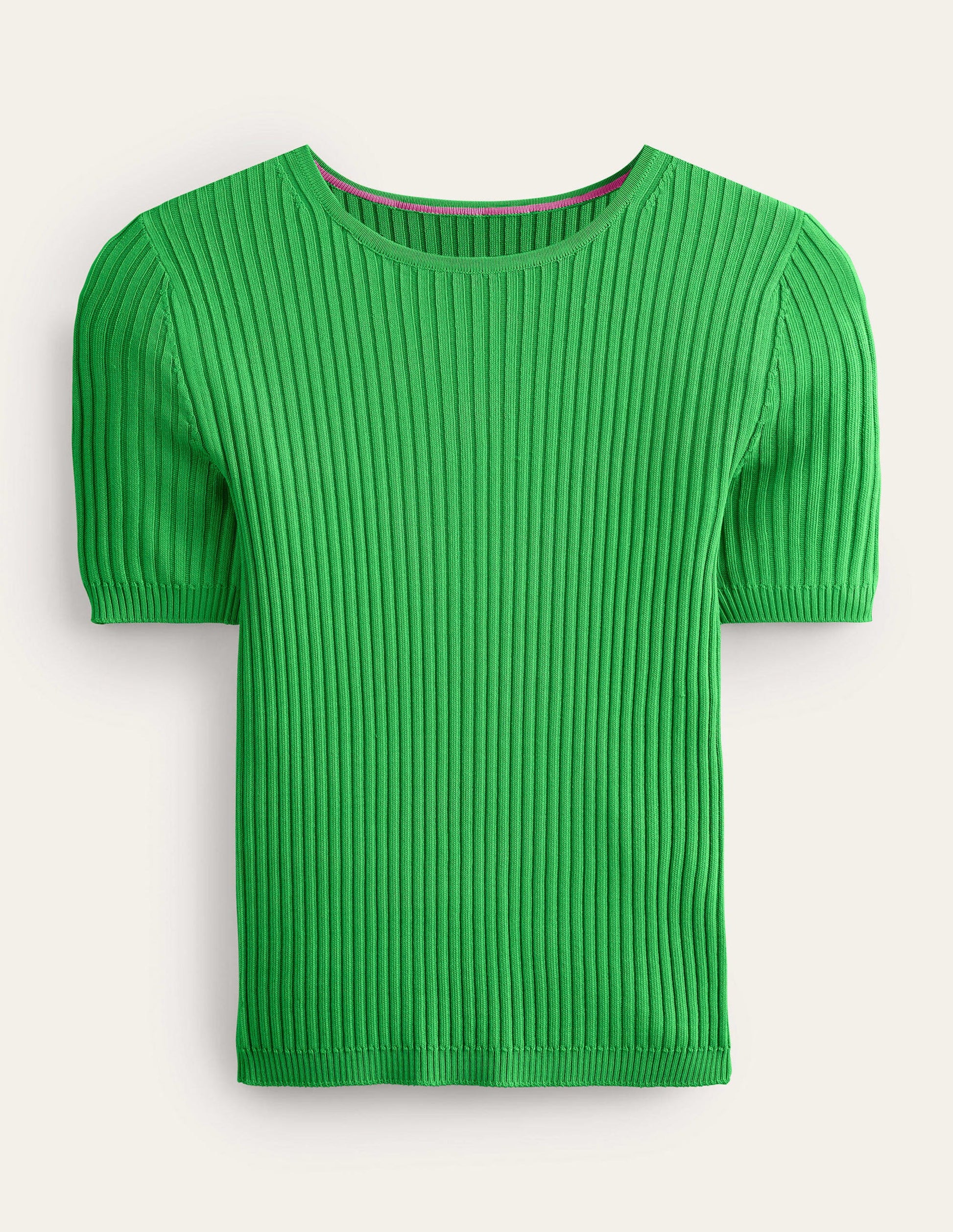 Ribbed Knitted T-Shirt-Frog-5