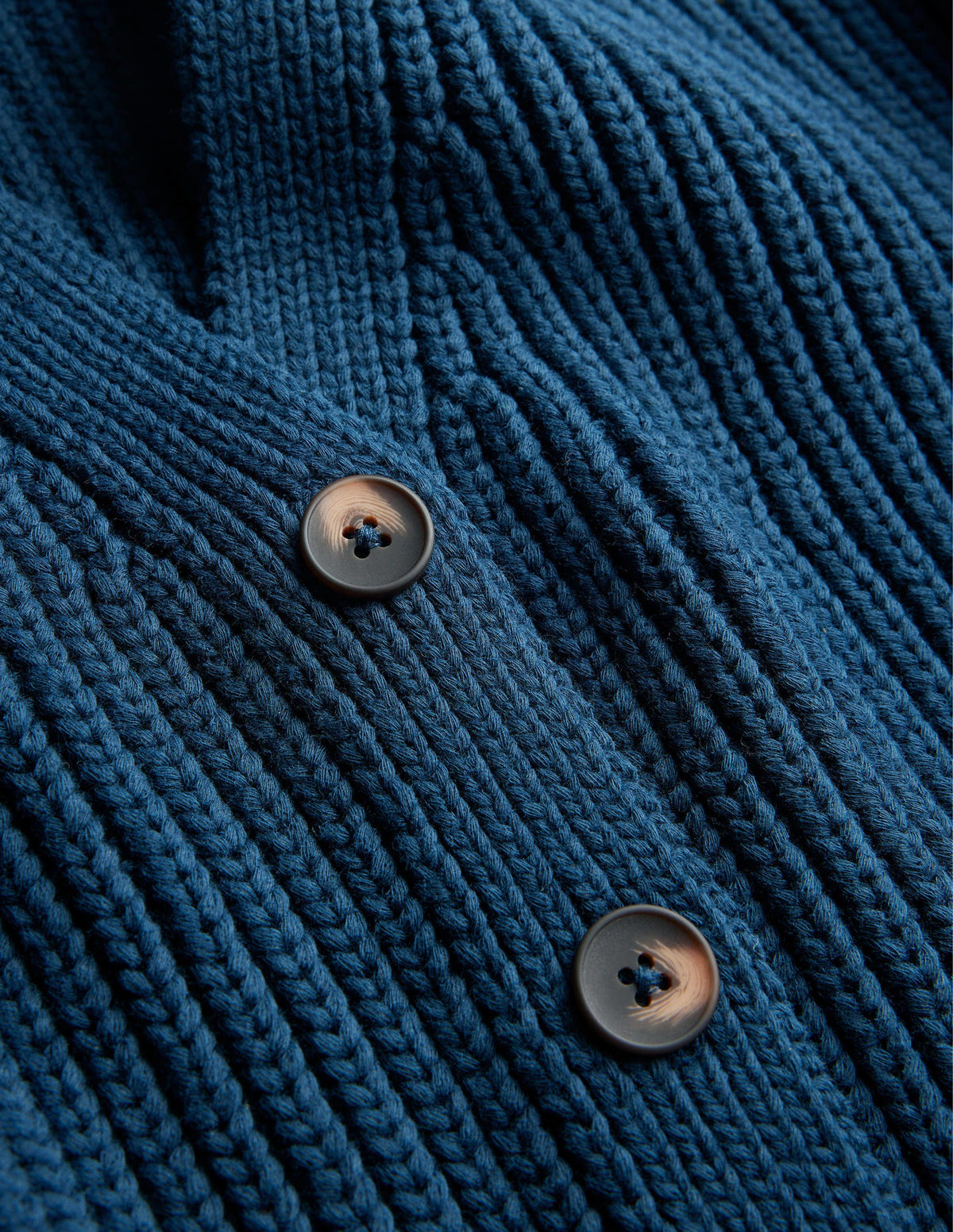 Oversized Ribbed Cardigan-Navy-6