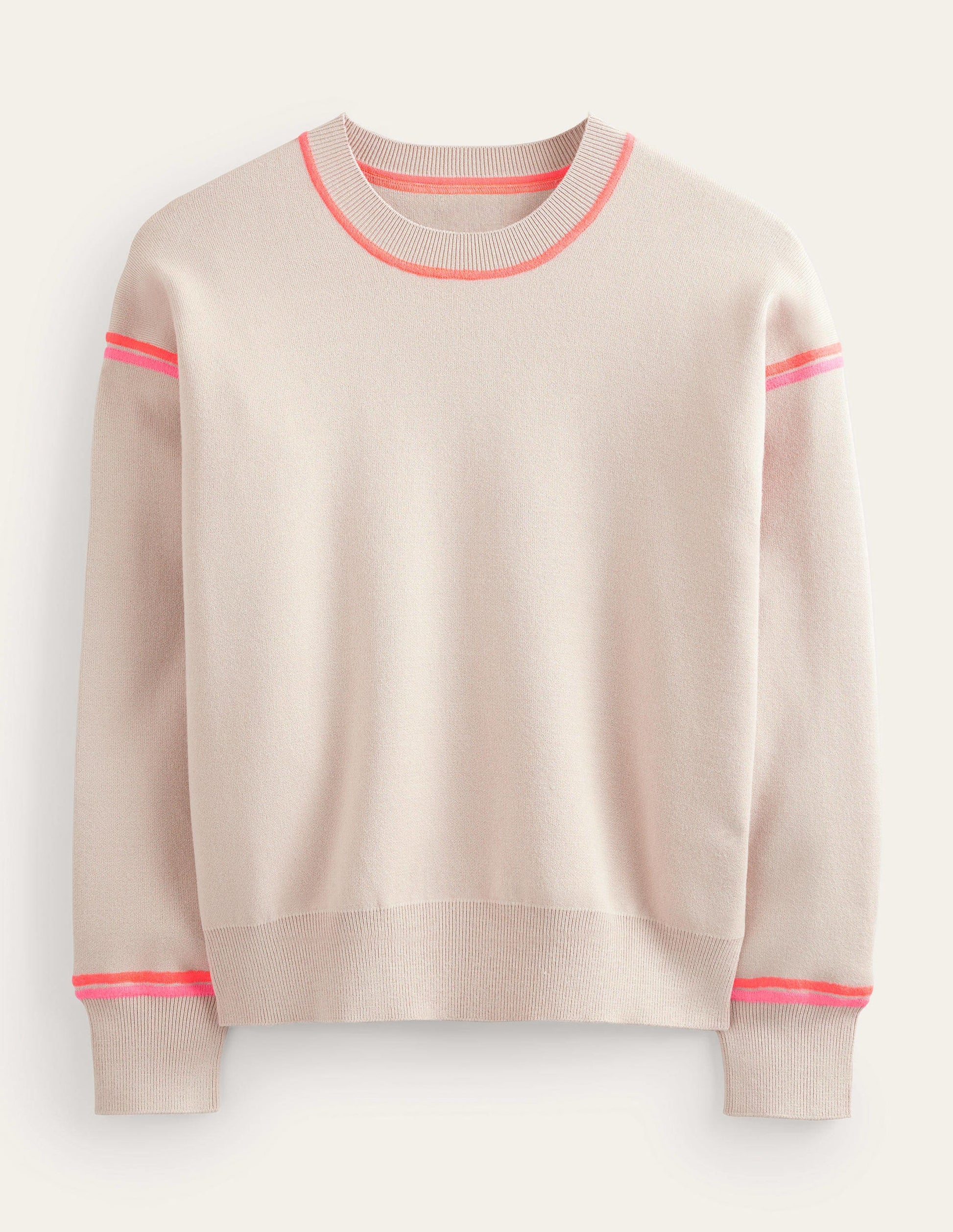 Knitted Sweatshirt-Chinchilla Melange-5