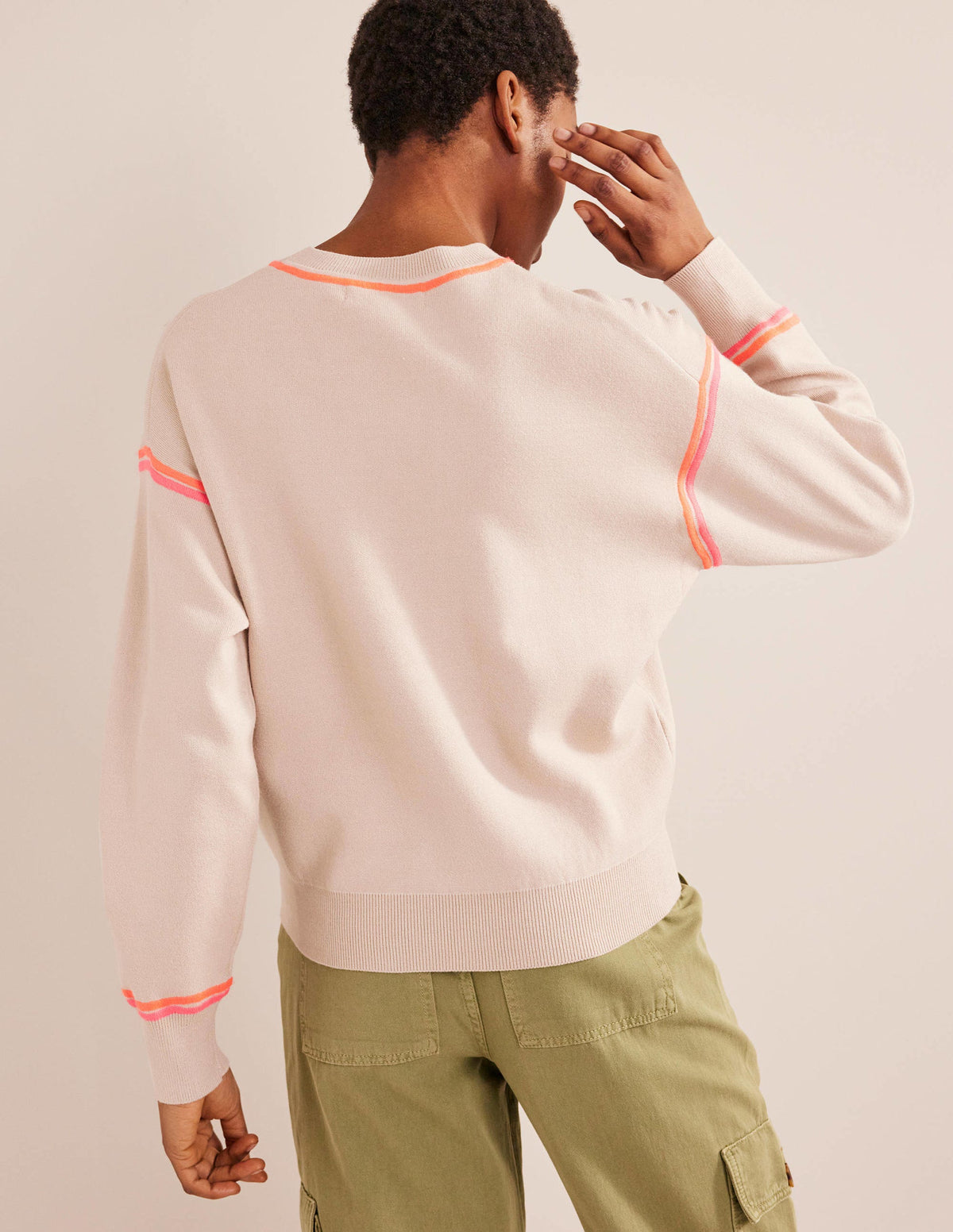 Knitted Sweatshirt-Chinchilla Melange-3