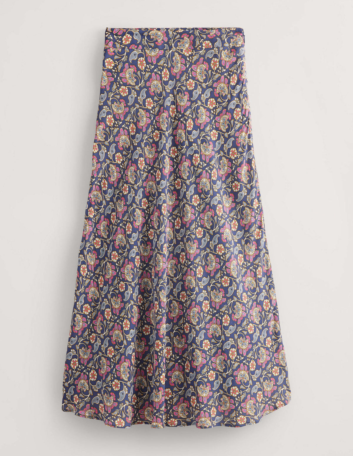 Cecelia Midi Skirt-Nightshadow, Block Paisley - Image 5