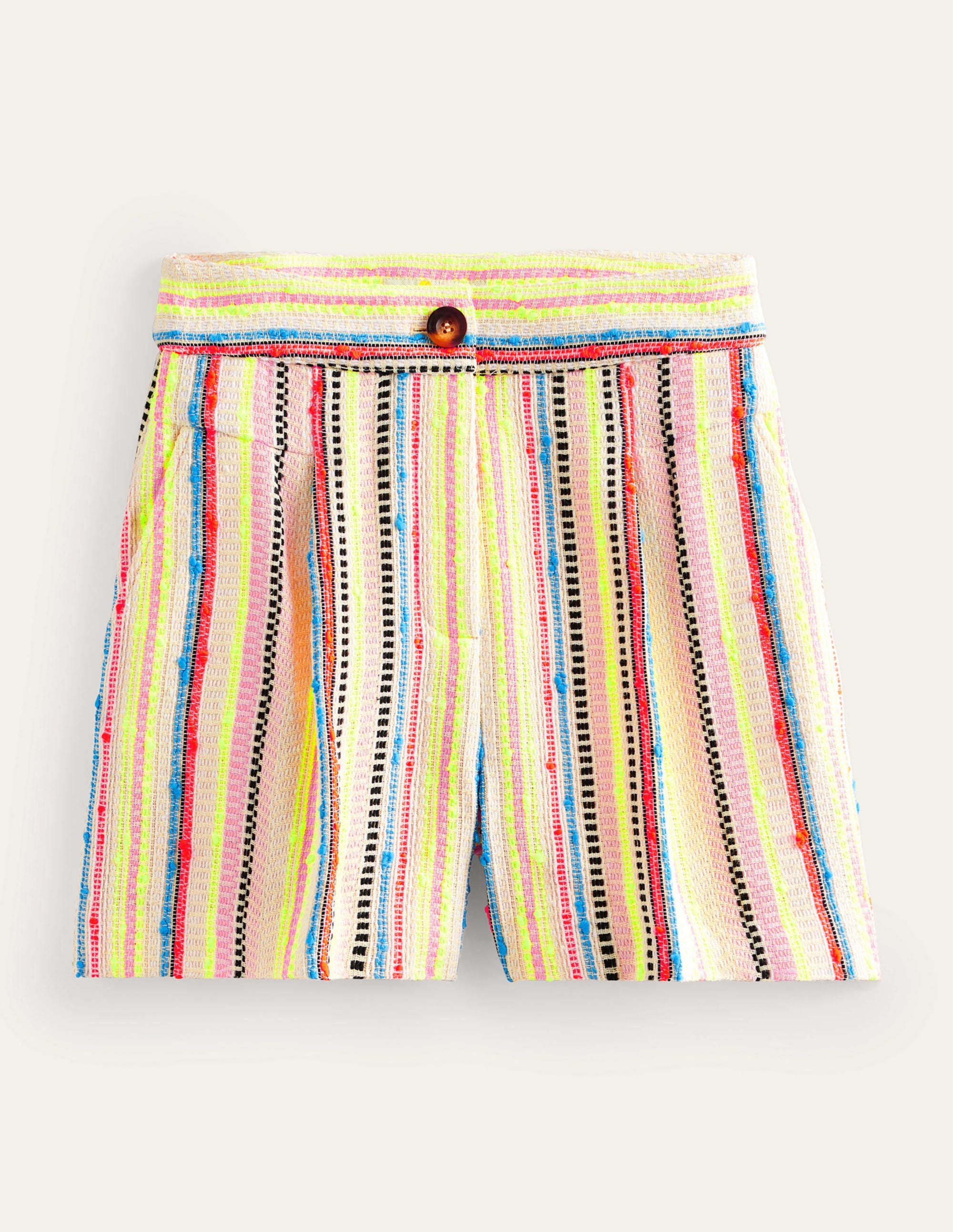 Textured Shorts-Textured Stripe - Image 6
