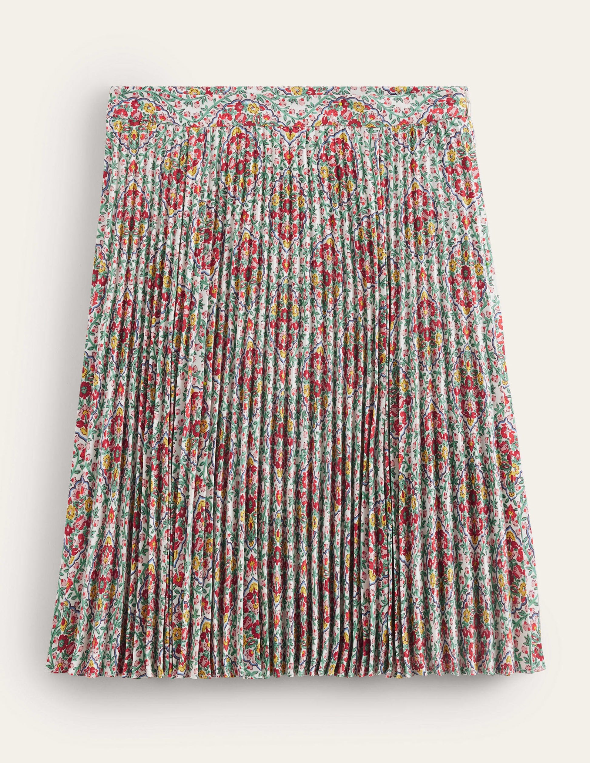 Mini Pleated Skirt-Multi, Vine Terrace-6