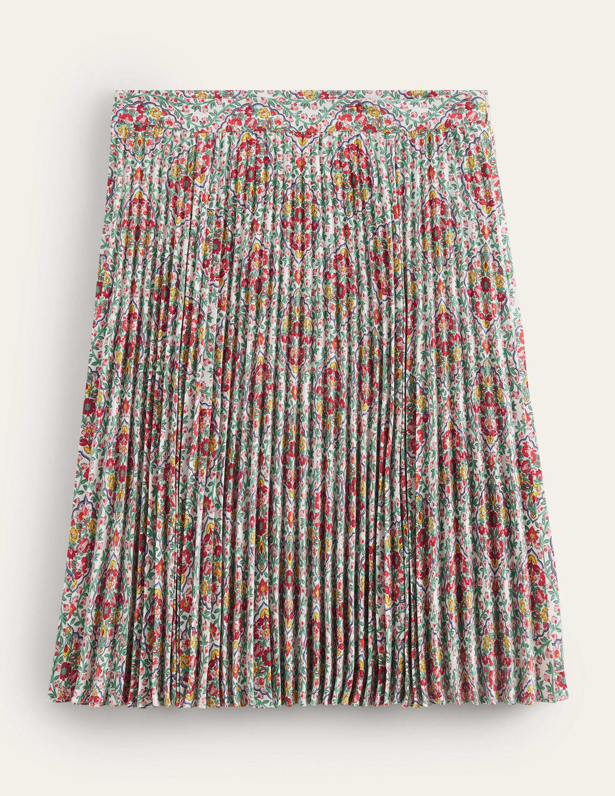 Mini Pleated Skirt-Multi, Vine Terrace - Image 6