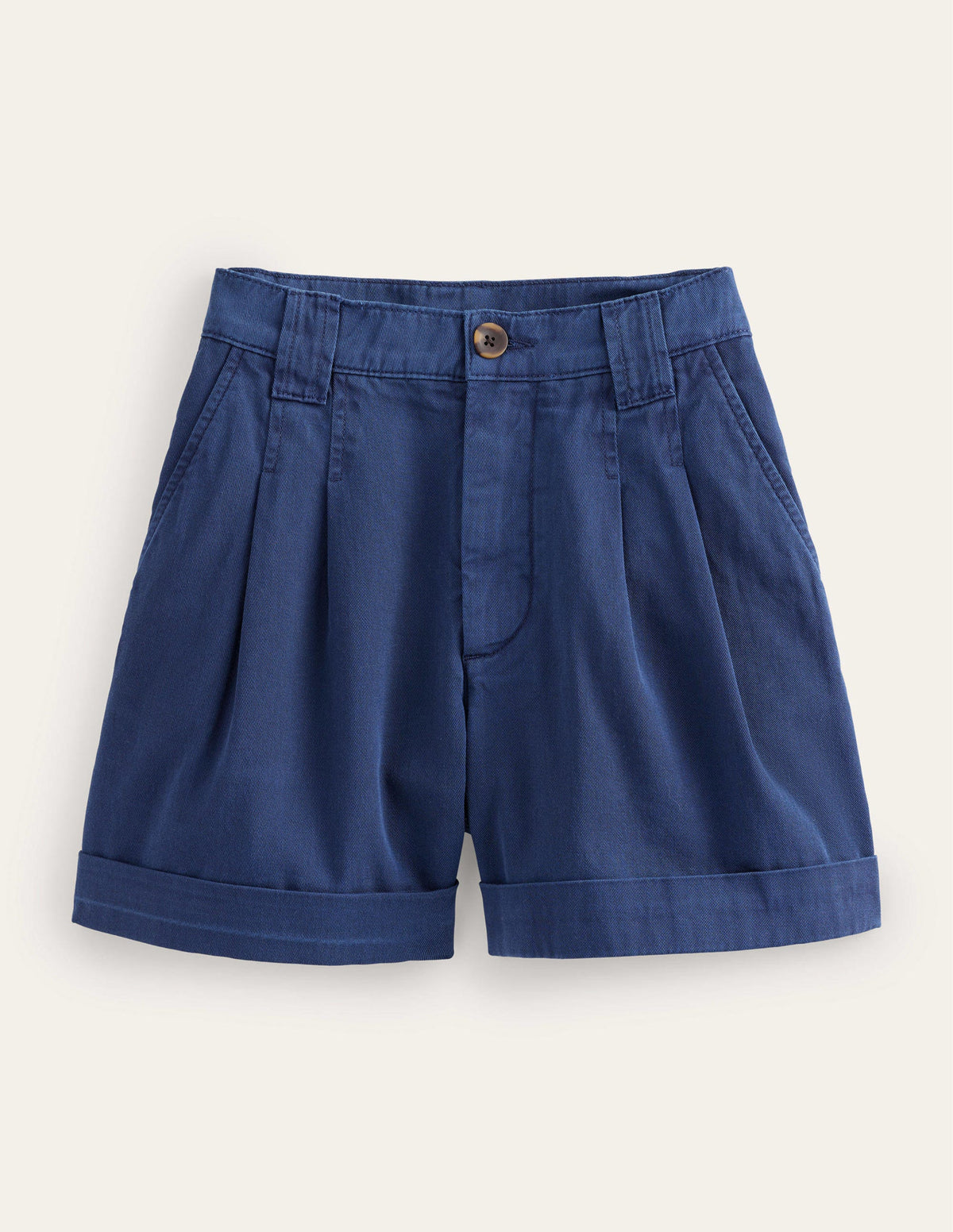 Casual Cotton Shorts-Night Blue-5