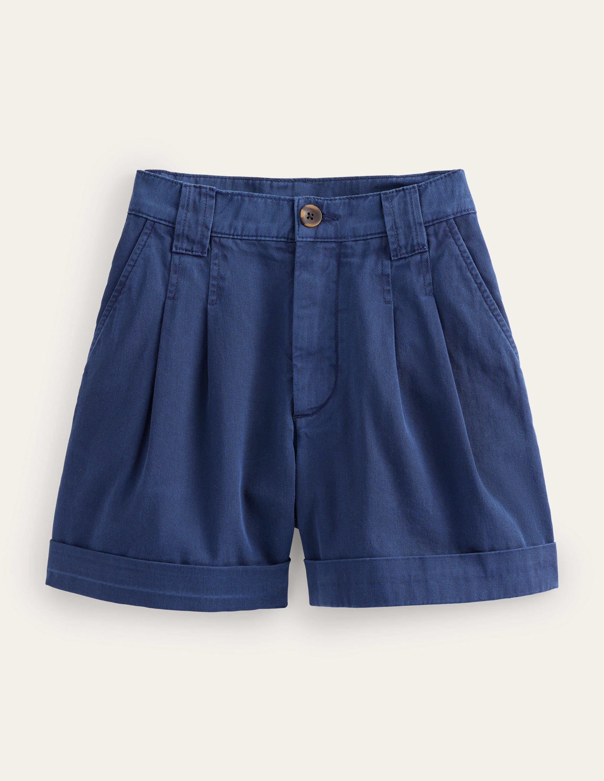 Casual Cotton Shorts-Night Blue - Image 5