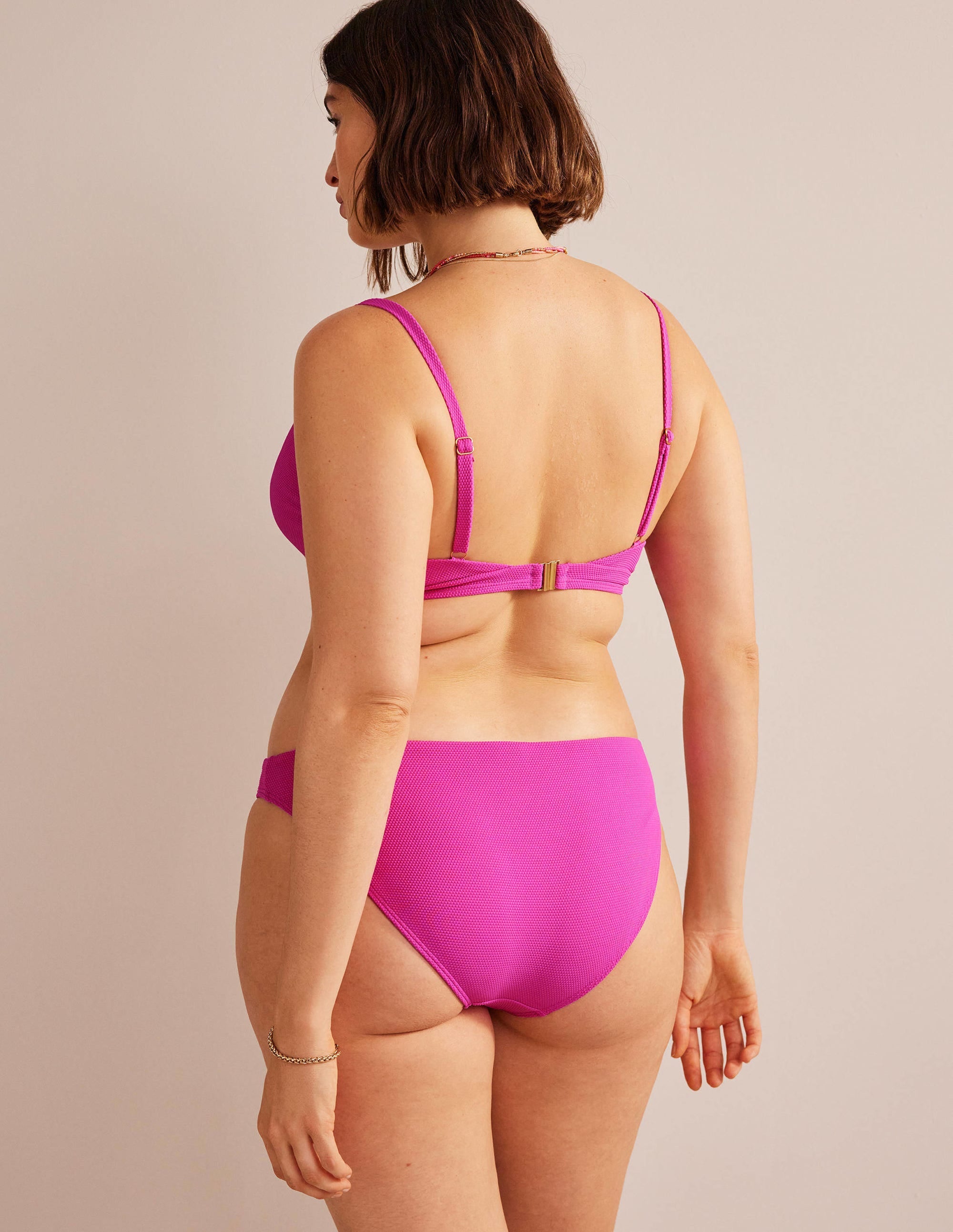 Arezzo Texture Bikini Bottoms-Amazing Pink Texture - Image 6