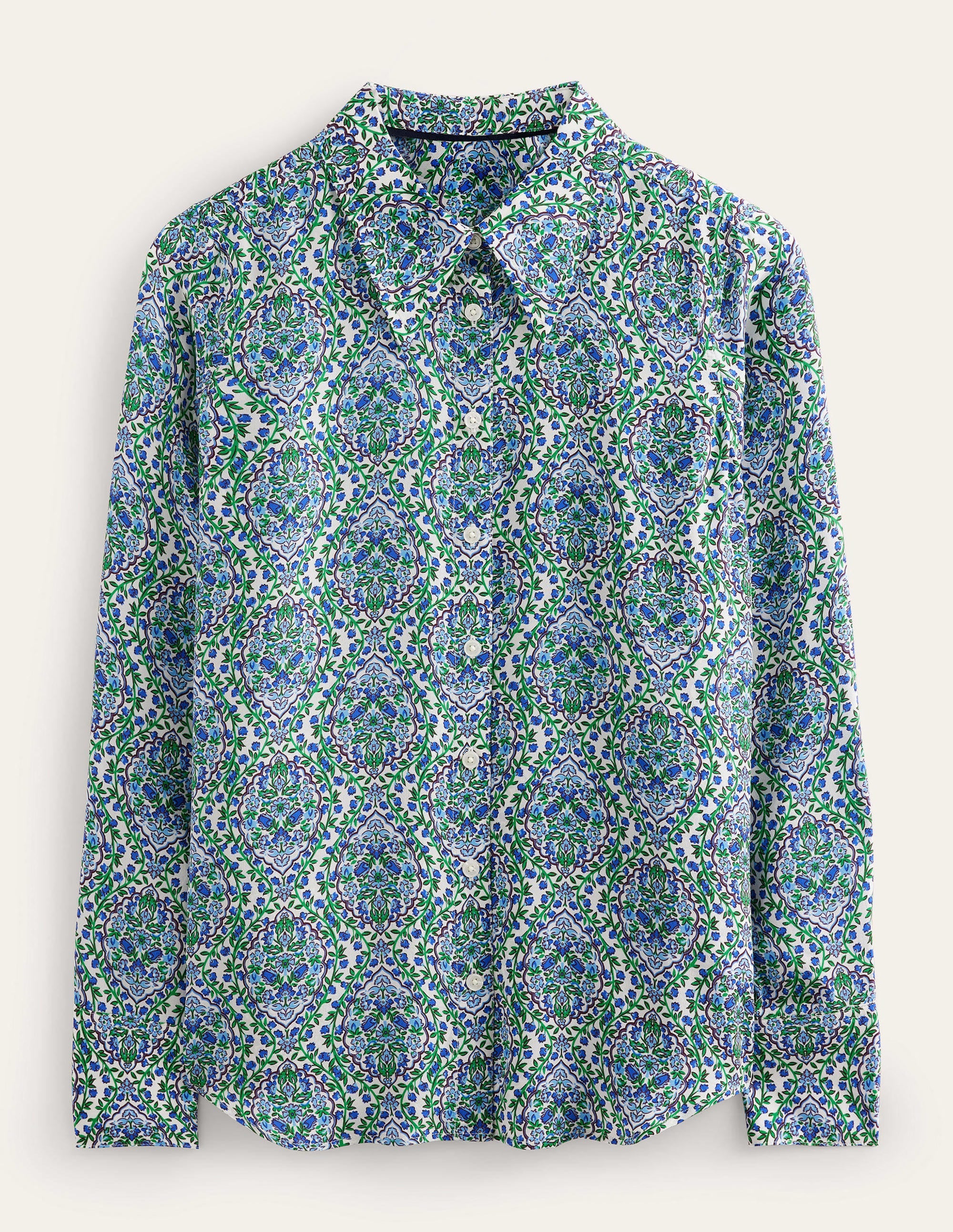 Silk Shirt-Linseed, Vine Terrace - Image 6