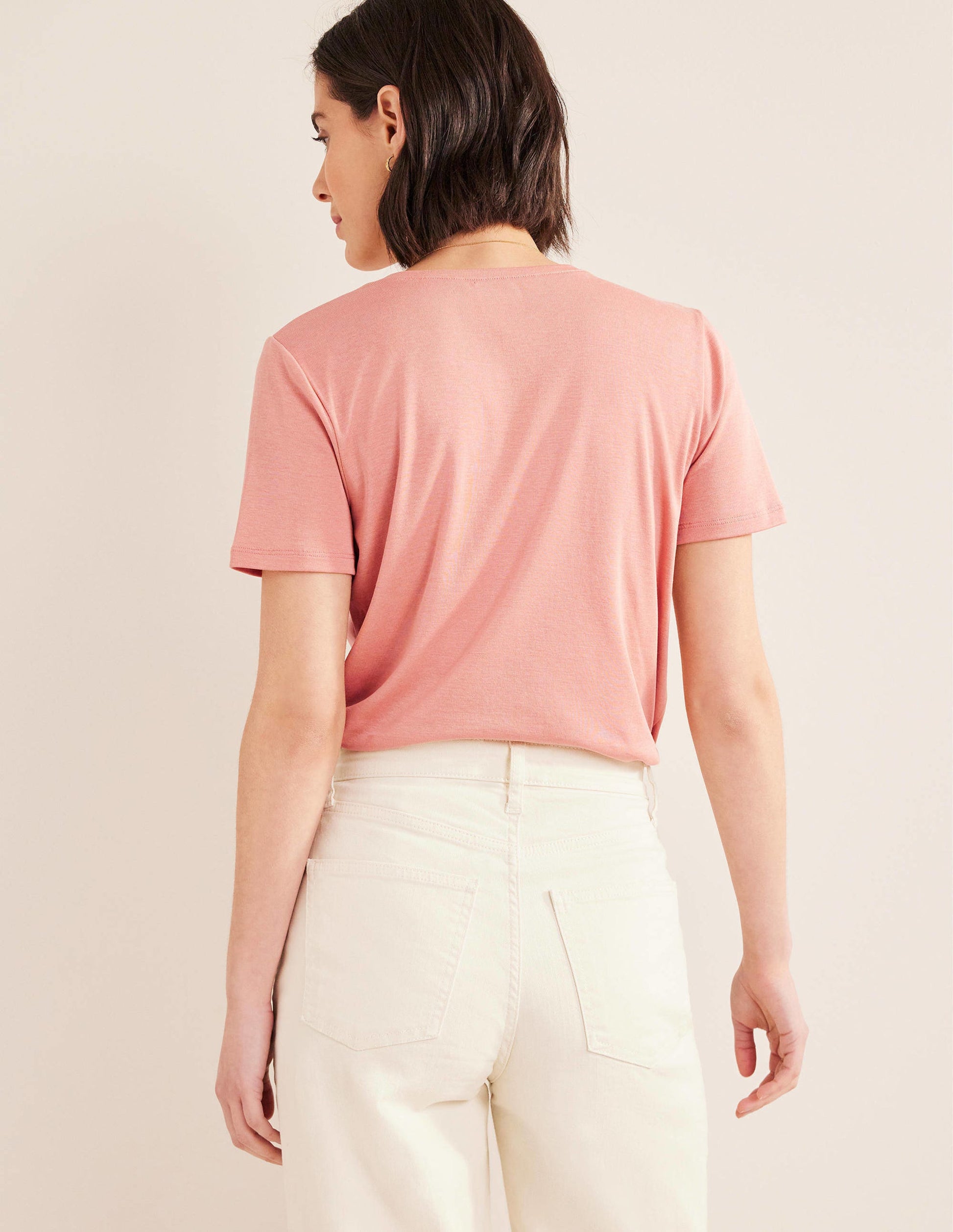 Soft Touch T-Shirt-Pink-3