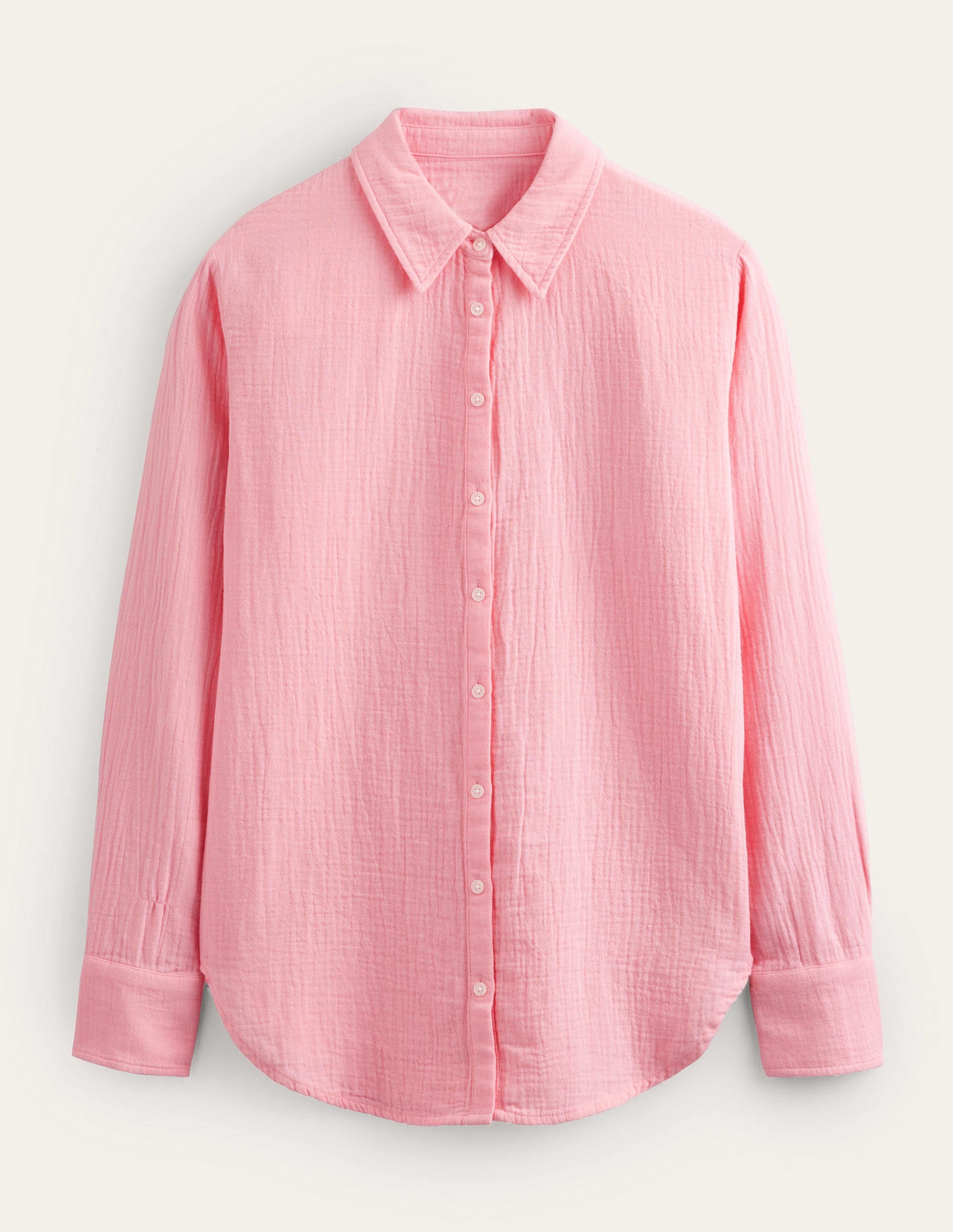 Cotton Texture Shirt-Dahlia Pink - Image 5