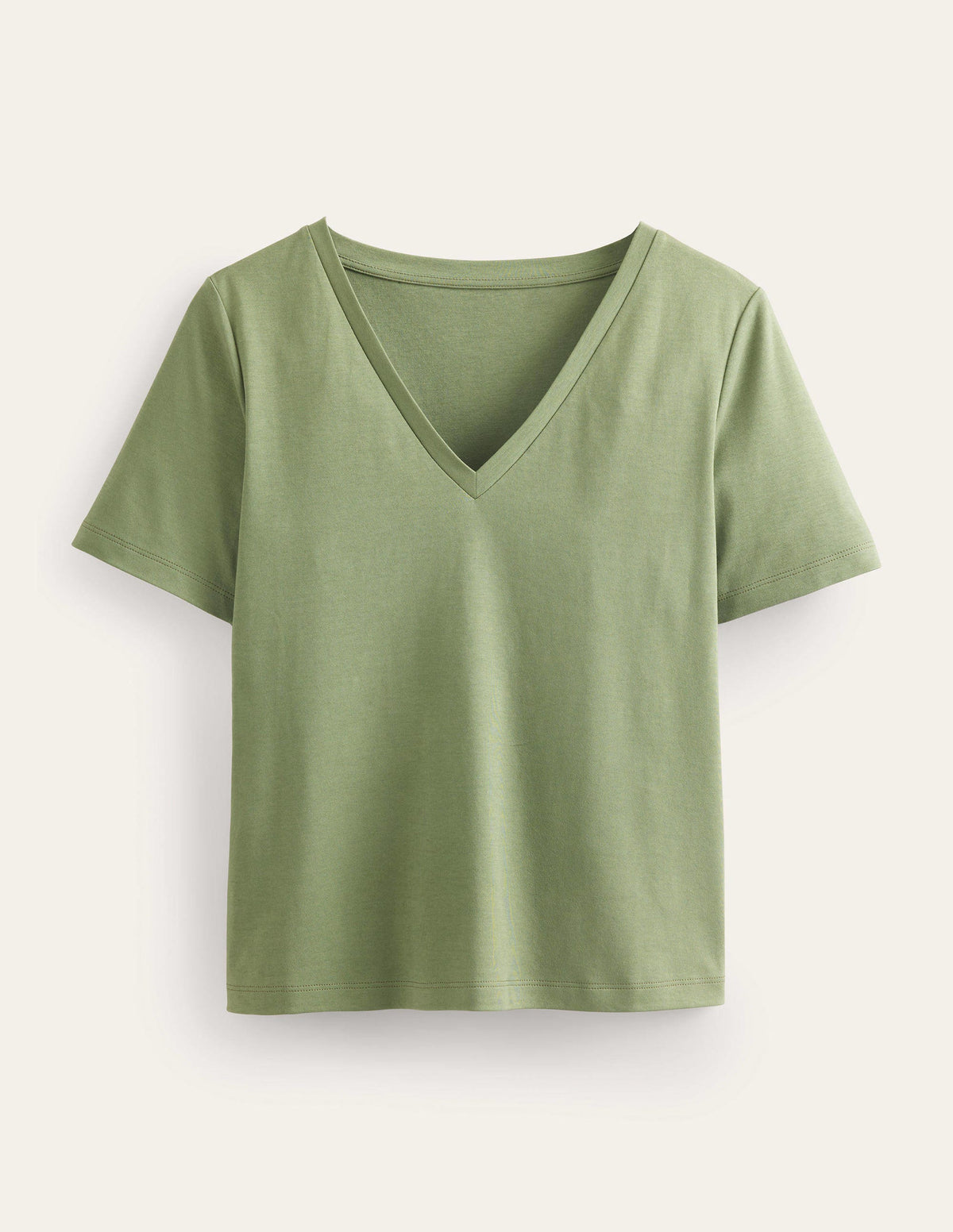 Perfect V-Neck T-Shirt-Spruce - Image 5