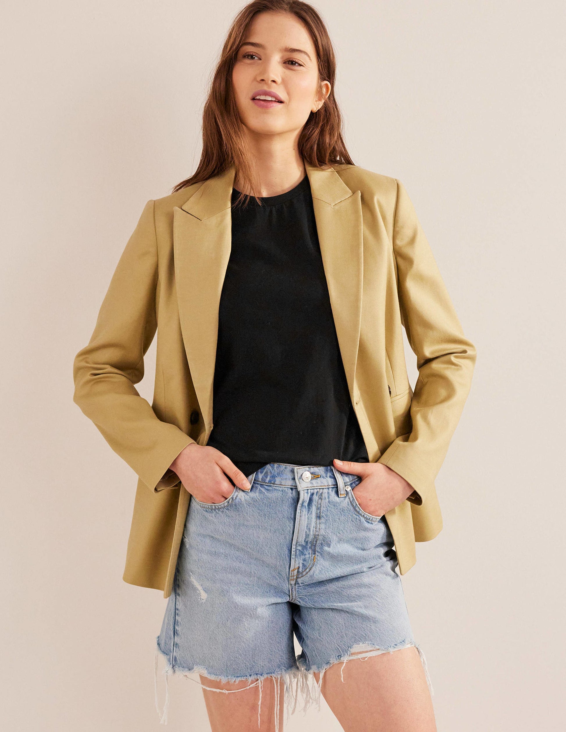 Pure Cotton Crew Neck T-shirt-Black-4