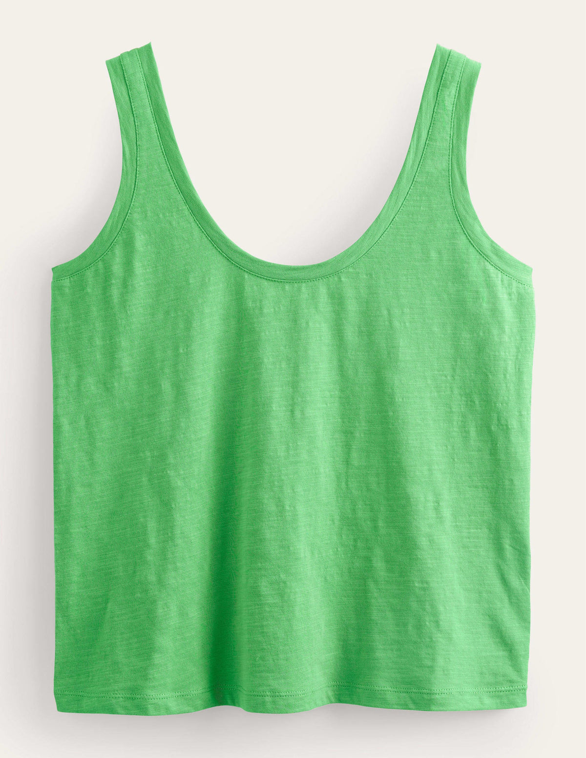 Relaxed Scoop Neck Vest-Green Bee-5