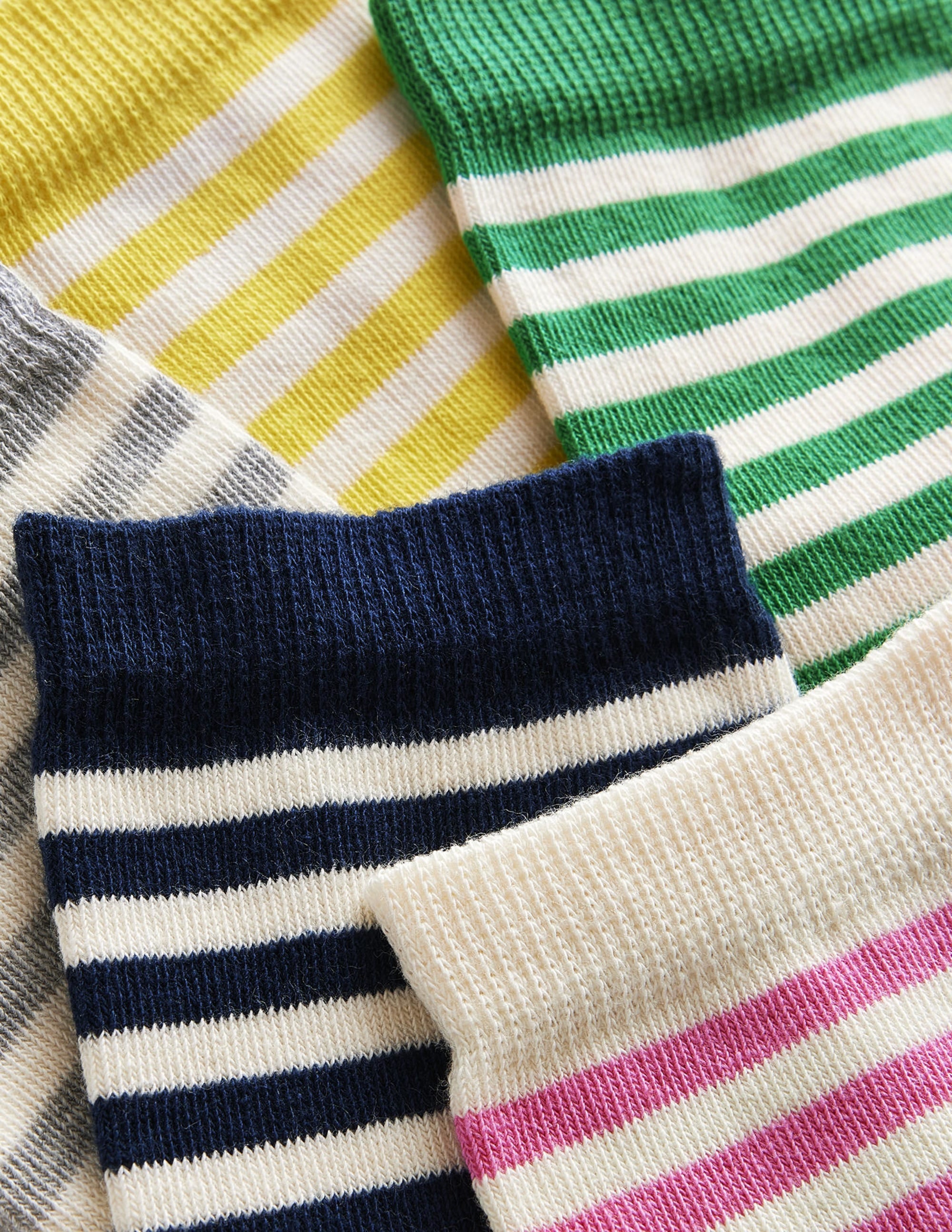 5-Pack Ankle Socks-Breton Stripe - Image 2