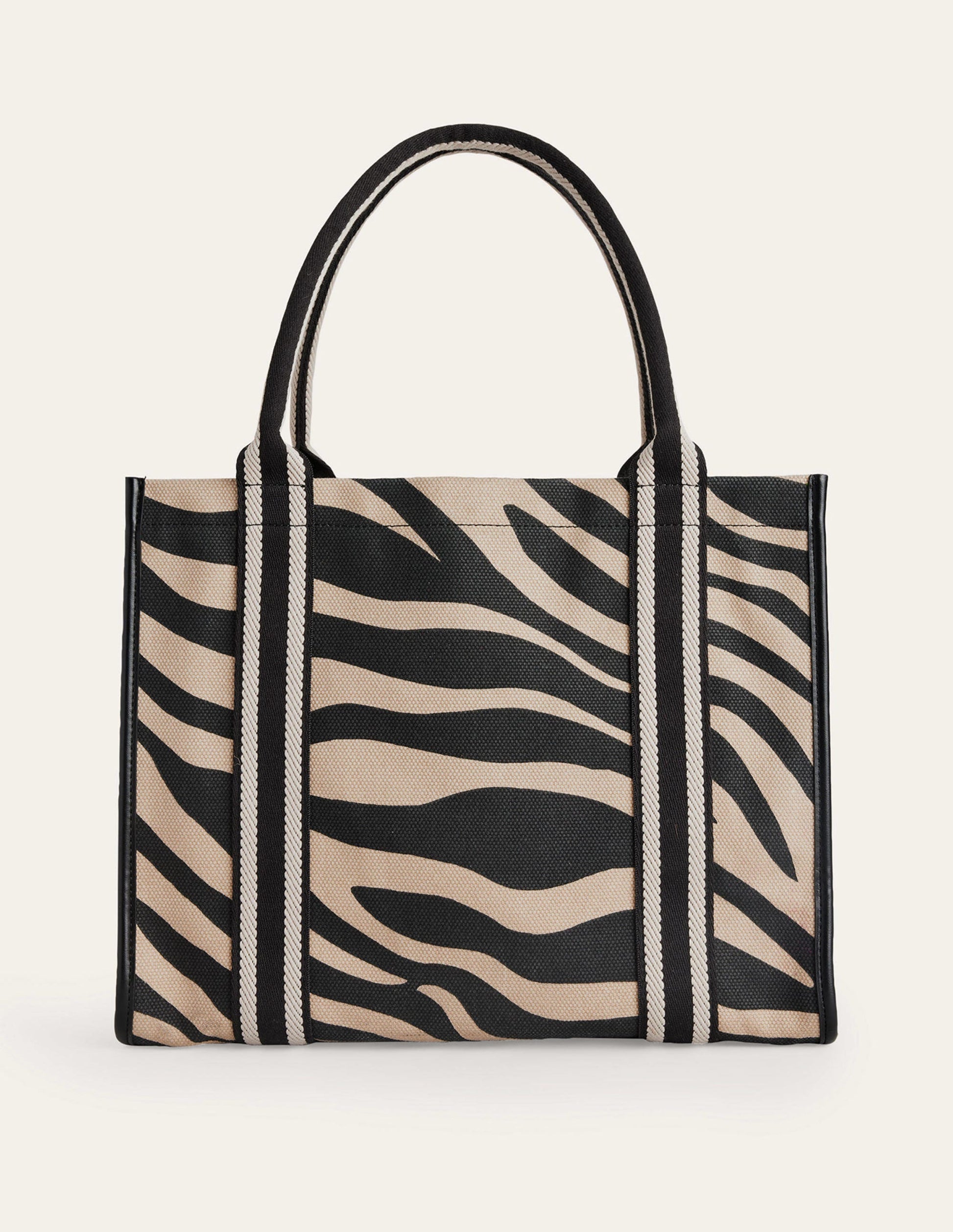 Tilda Canvas Tote Bag-Beige Tiger-2