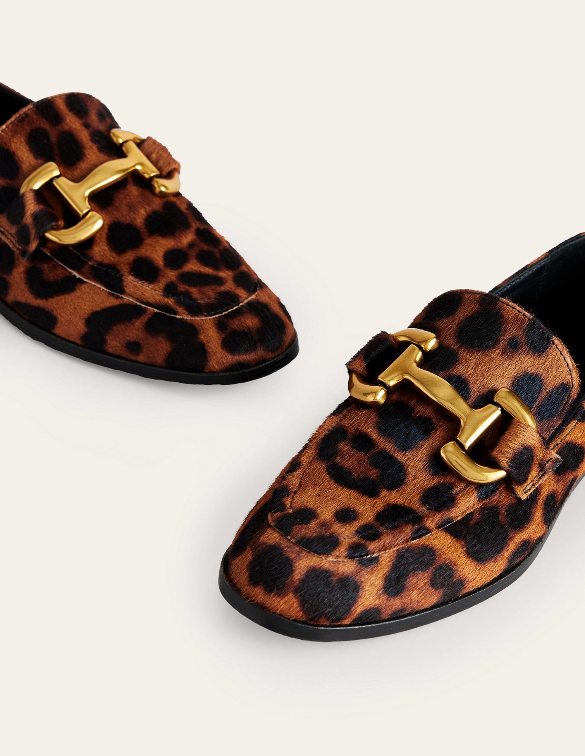 Iris Snaffle Loafers-Leopard Pony - Image 3