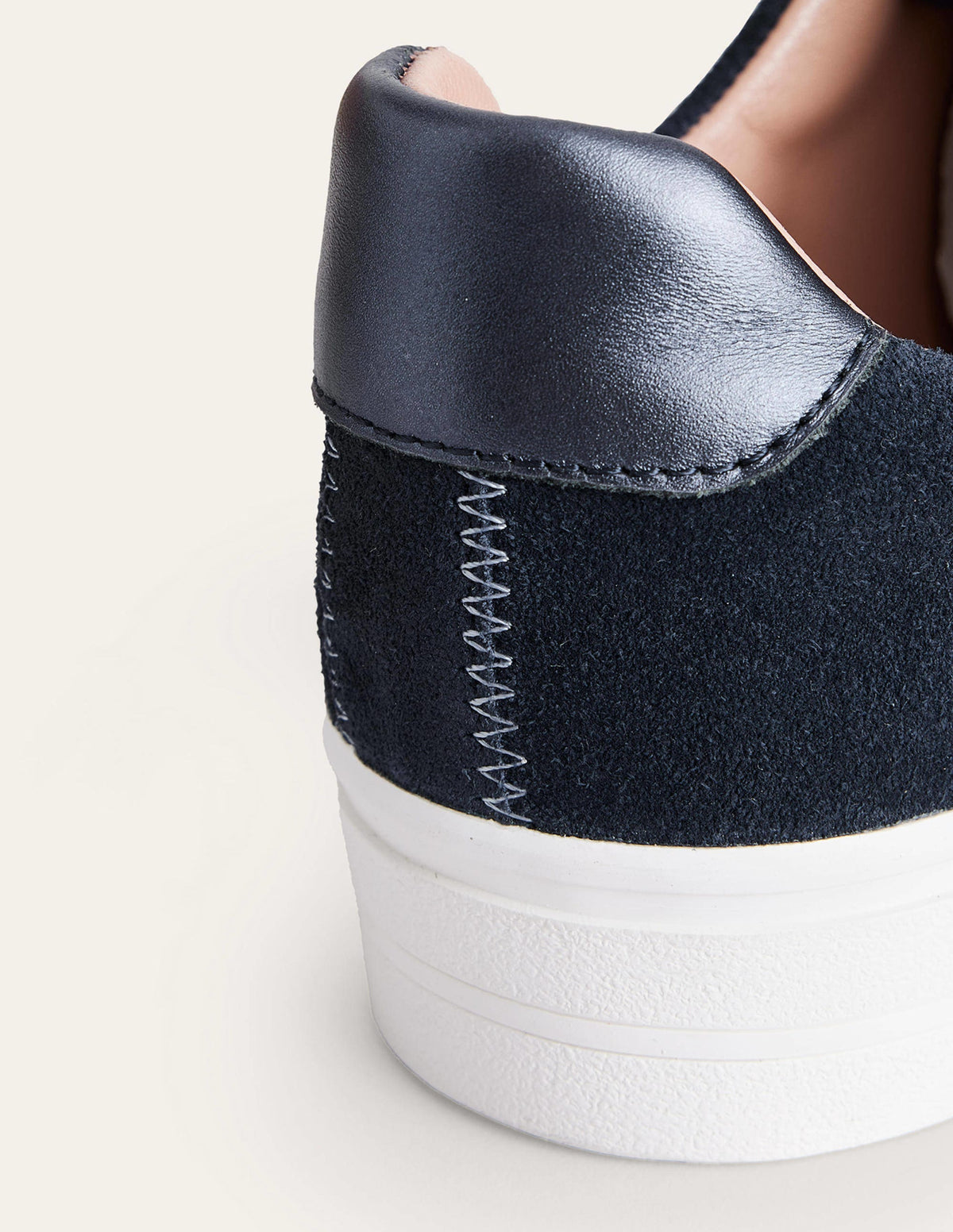 Flatform Trainers-Navy Suede - Image 4