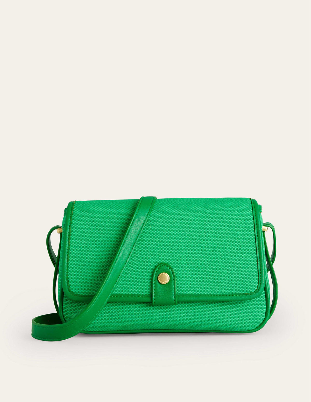 Structured Cross-Body Bag-Pigment Green - Image 2