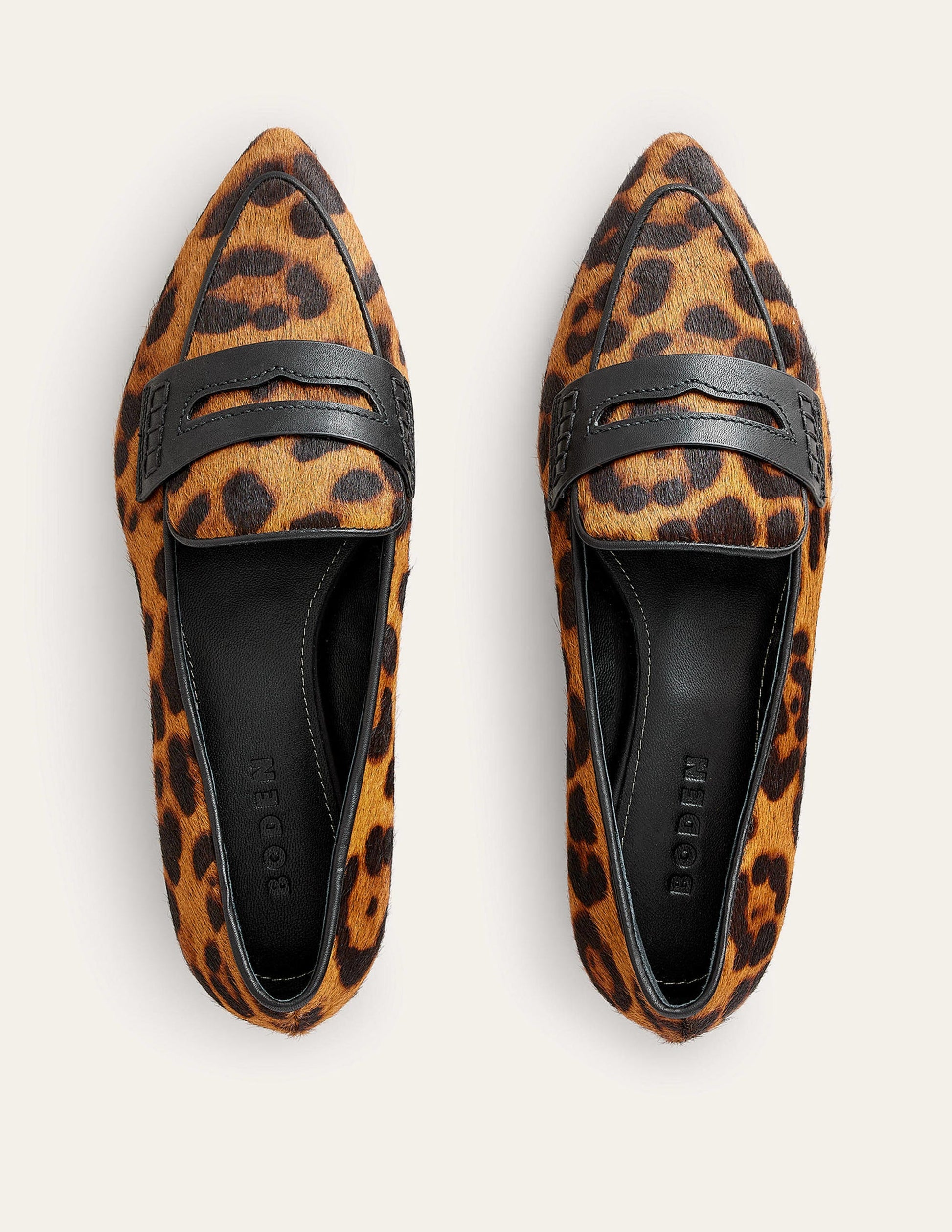 Pointed Loafers-Classic Leopard-5