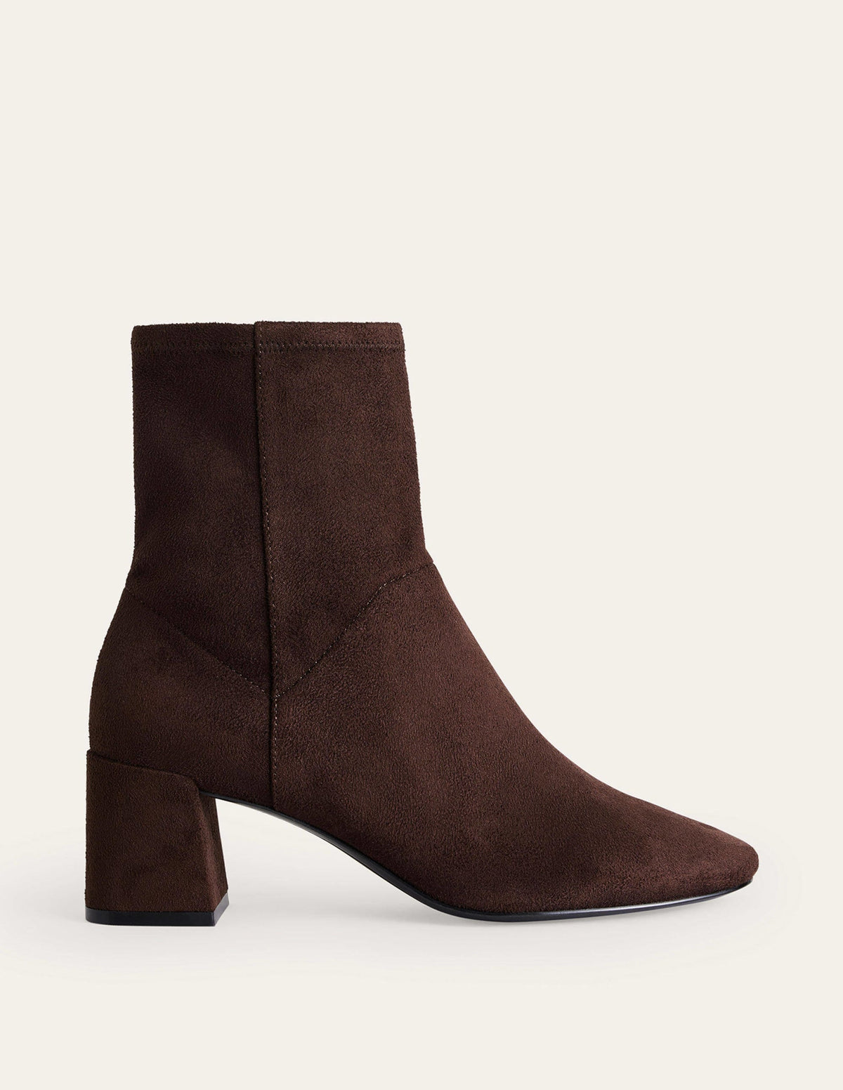 Cara Stretch Ankle Boots-Chocolate - Image 2