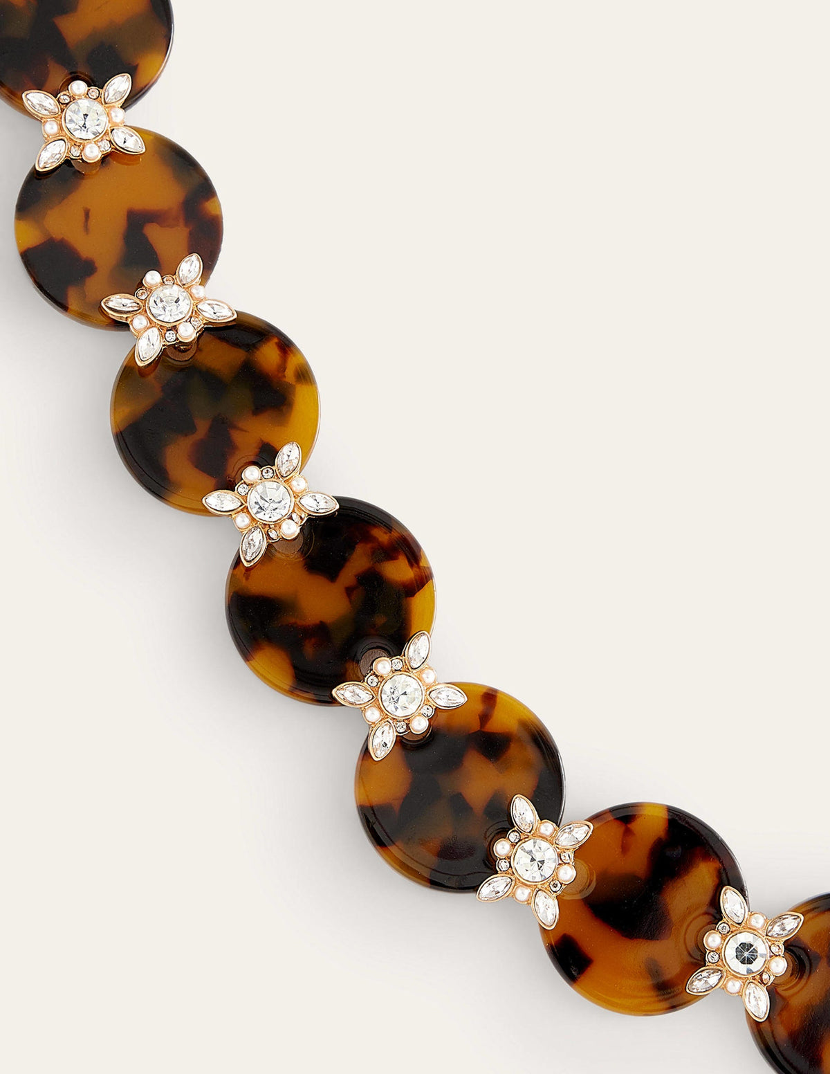 Tortoiseshell Resin Necklace-Tort-3