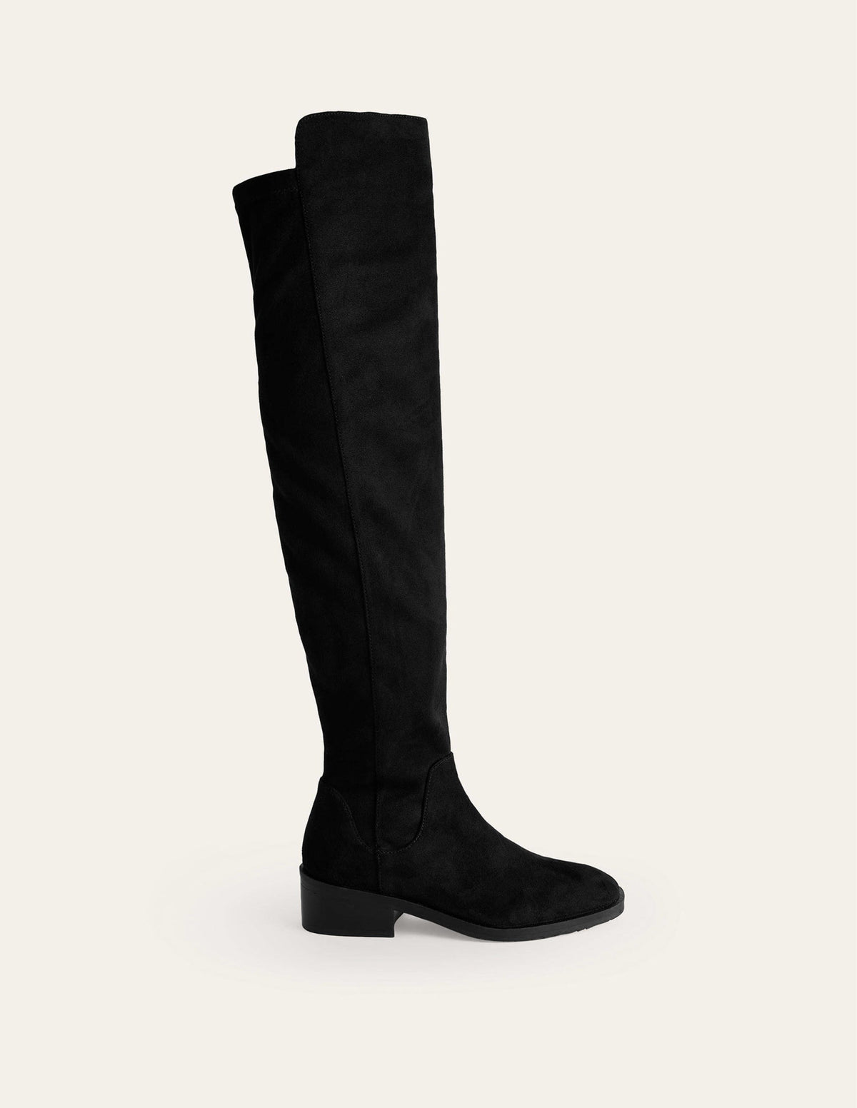 Over-The-Knee Stretch Boots-Black - Image 1