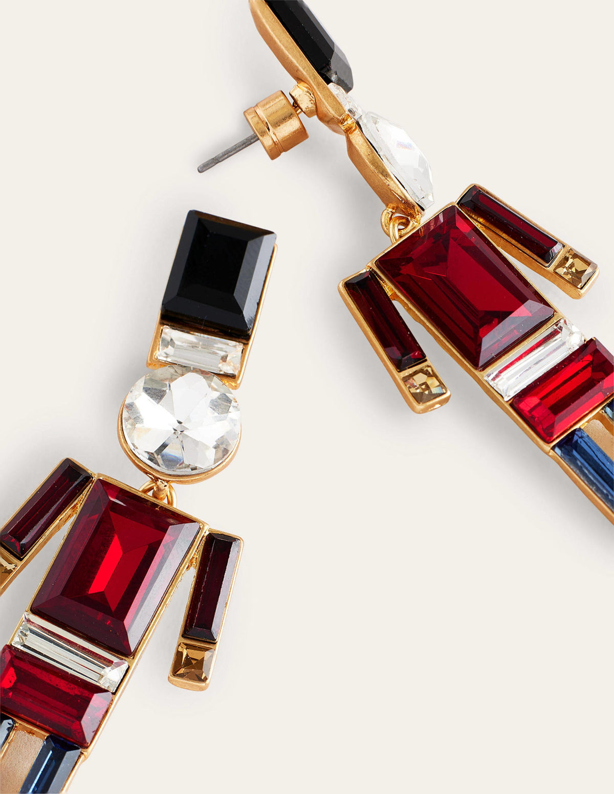 Festive Jewelled Earrings-Nutcracker-3