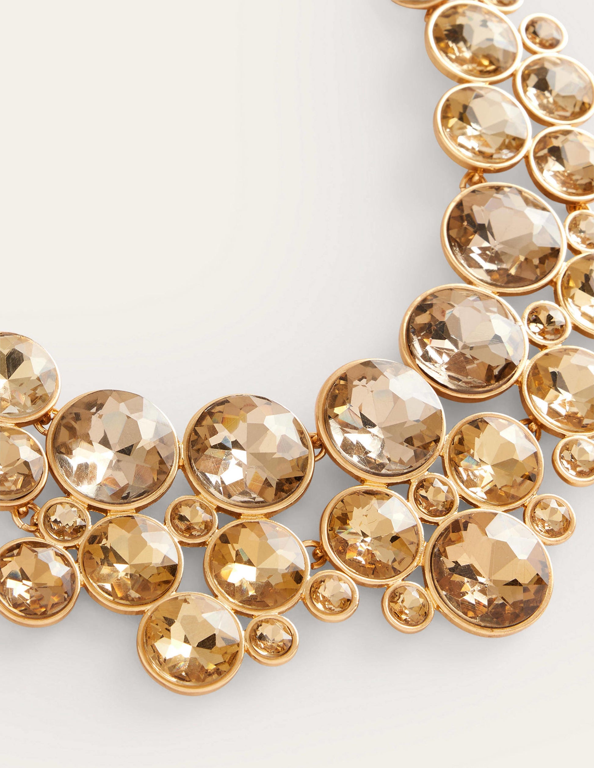 Andrea Jewel-Cluster Necklace-Gold-3