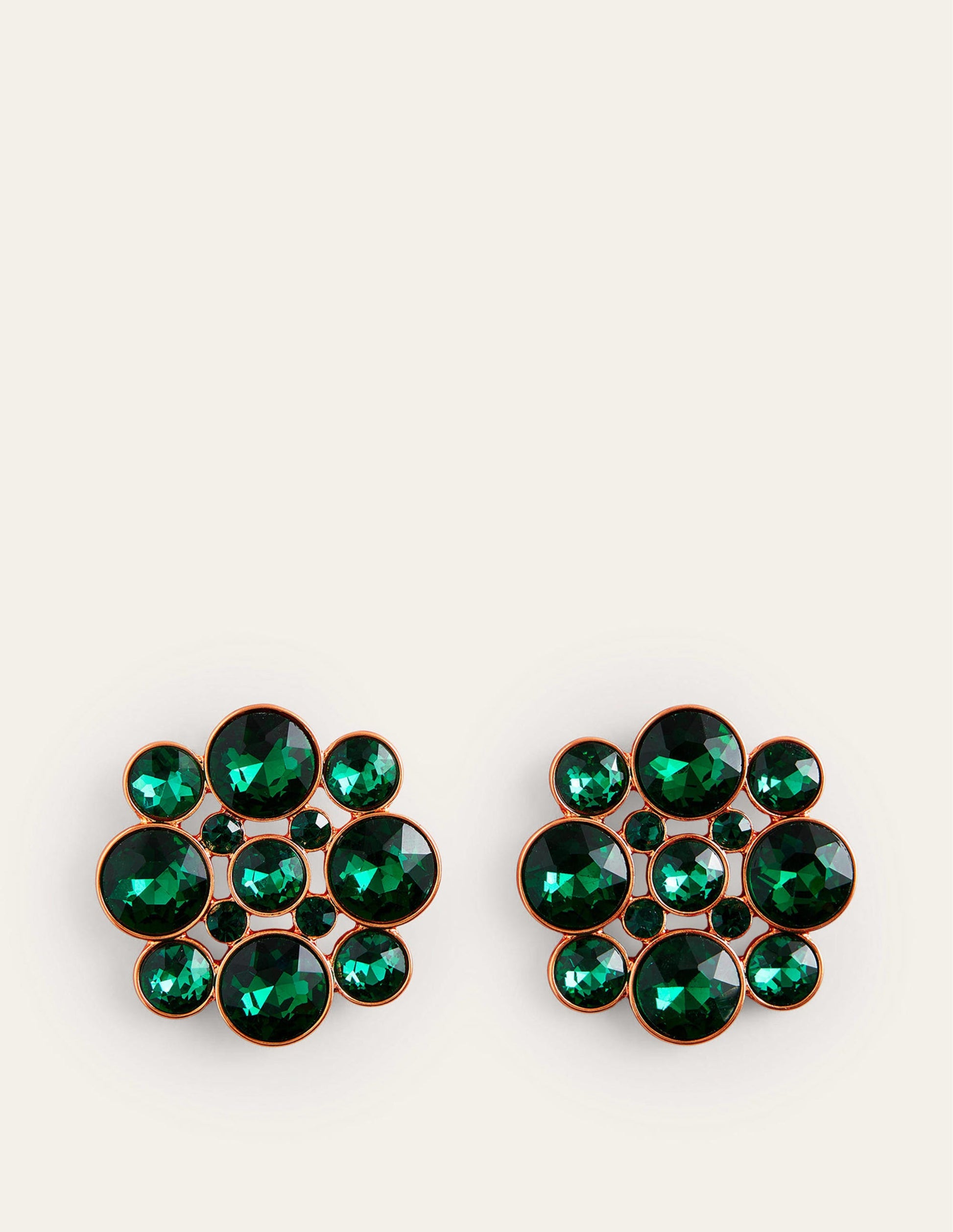 Andrea Jewel-Cluster Earrings-Green-2
