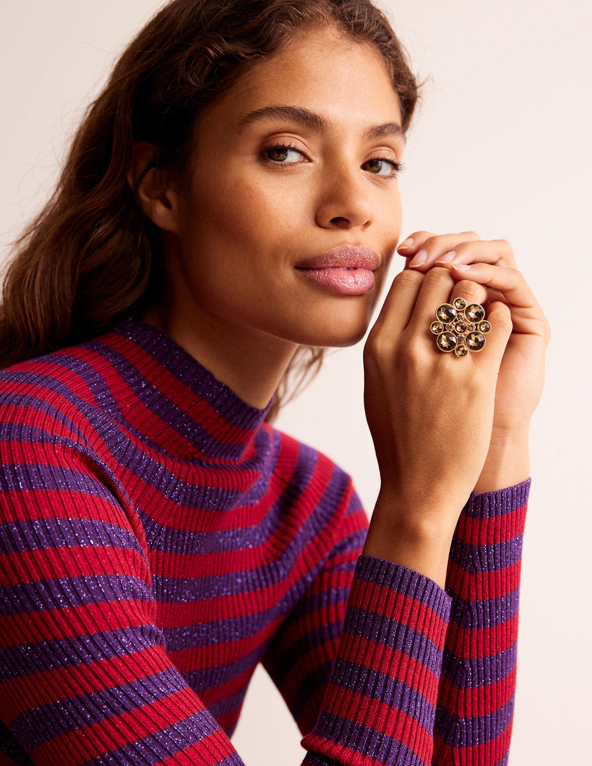 Andrea Jewel-Cluster Ring-Gold-1