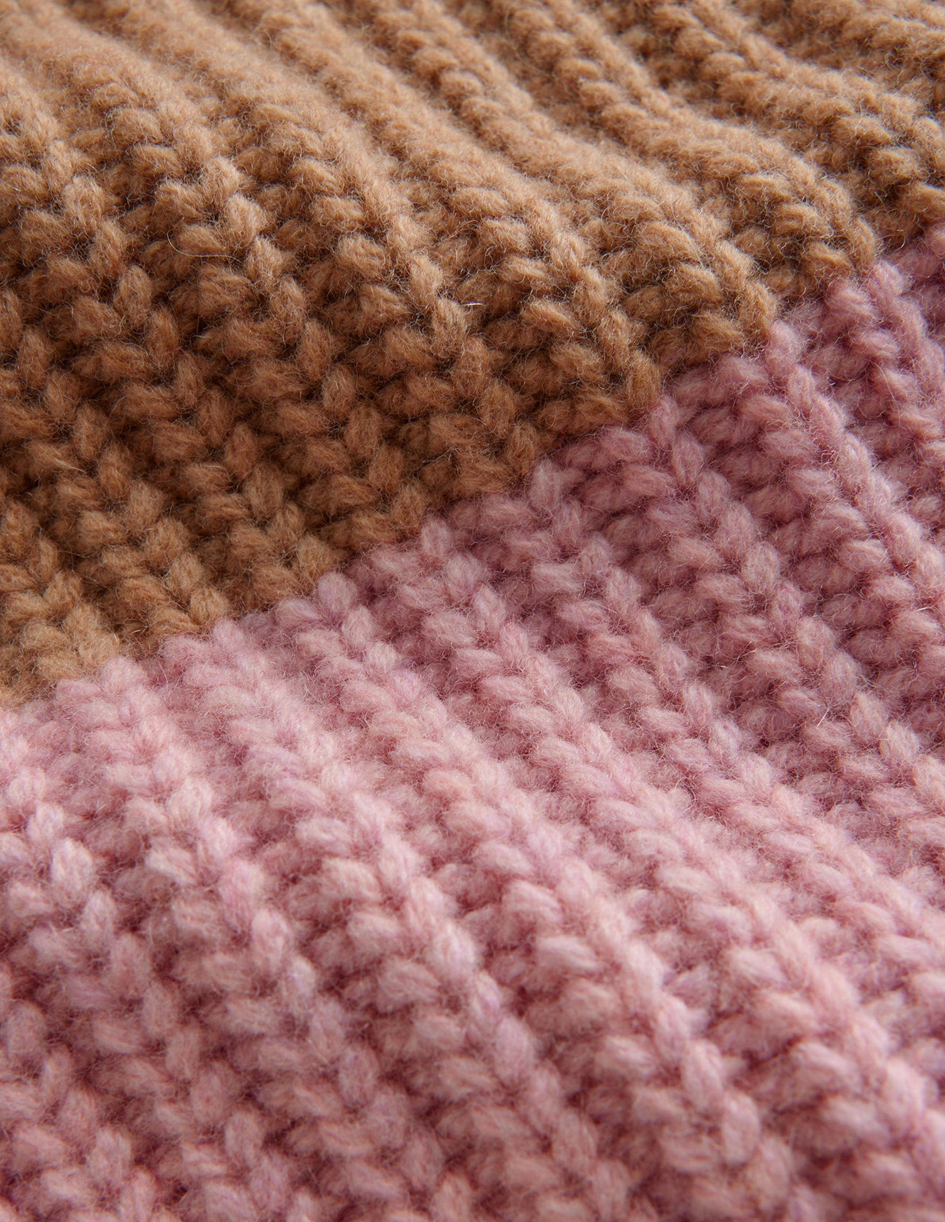 Hotch Potch Scarf-Grey Marl, Pink and Ivory-3